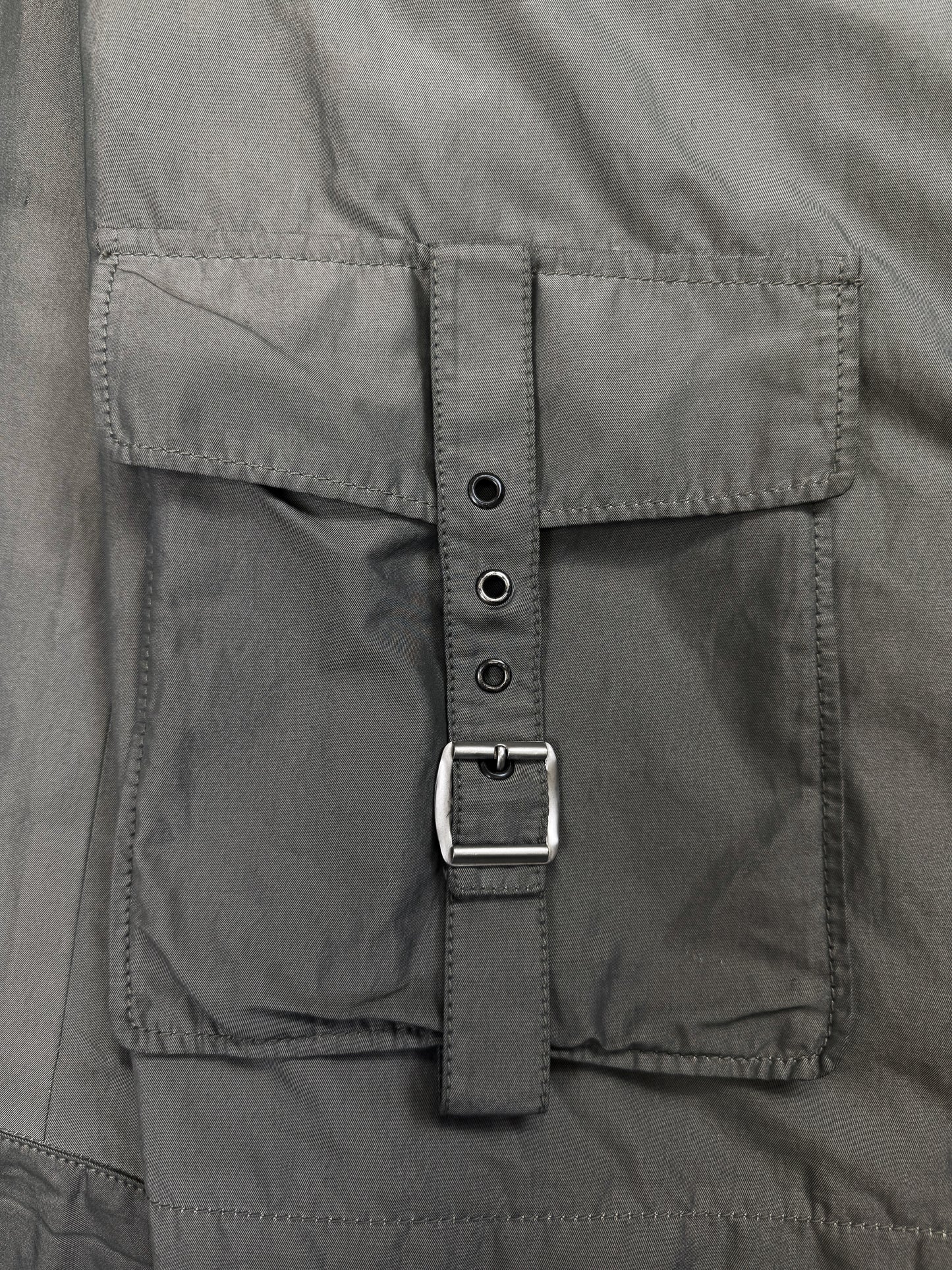 SS07 Maison Margiela Bondage Grey Flight Jacket