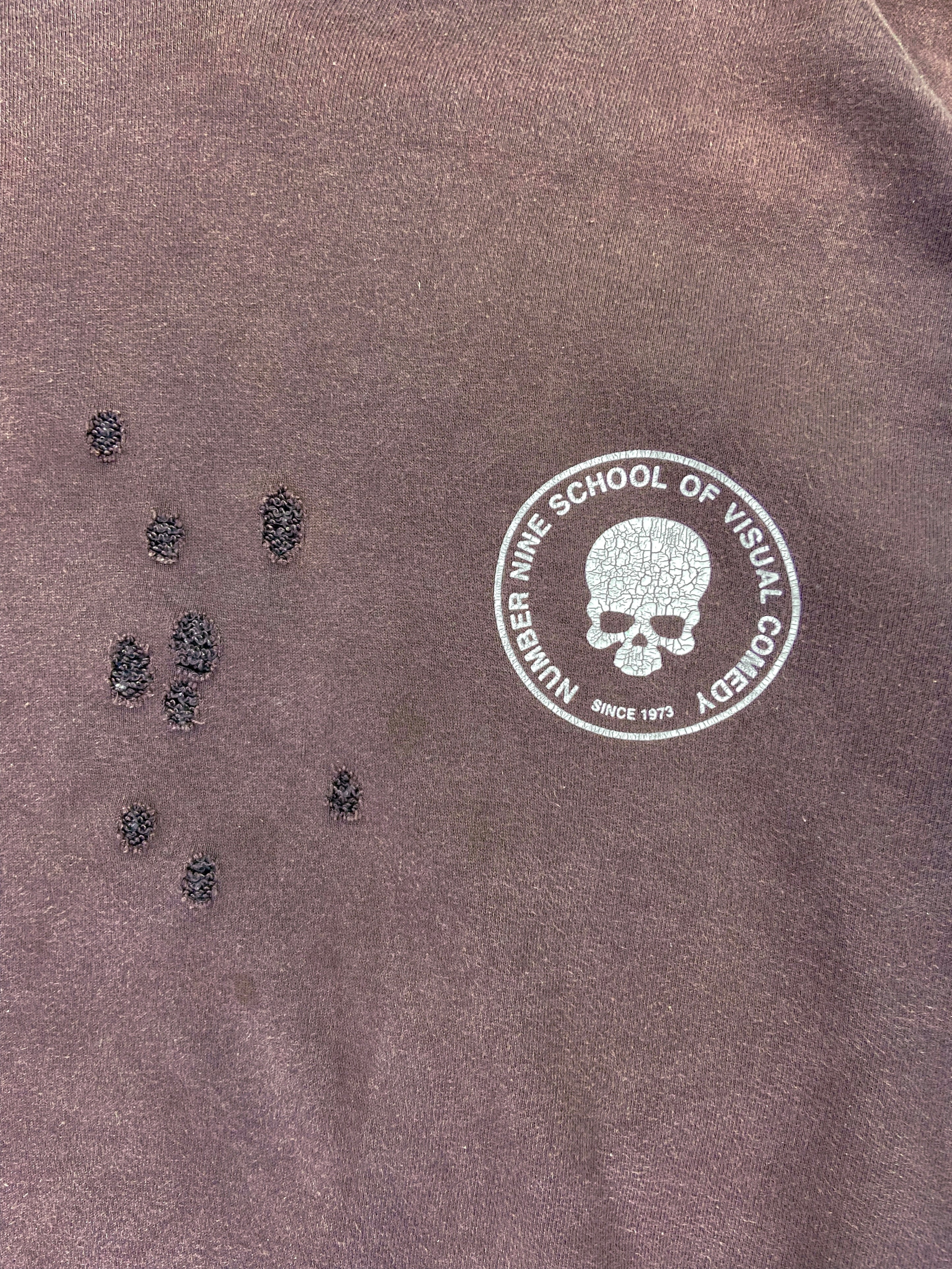 SS01 Number (N)ine School of Visual Comedy Gunshot Hoodie