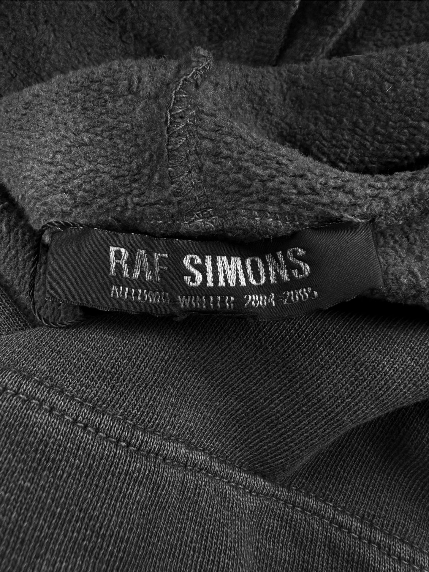 AW05 Raf Simons ‘History of My World’ Grey Wool Cloak Cape