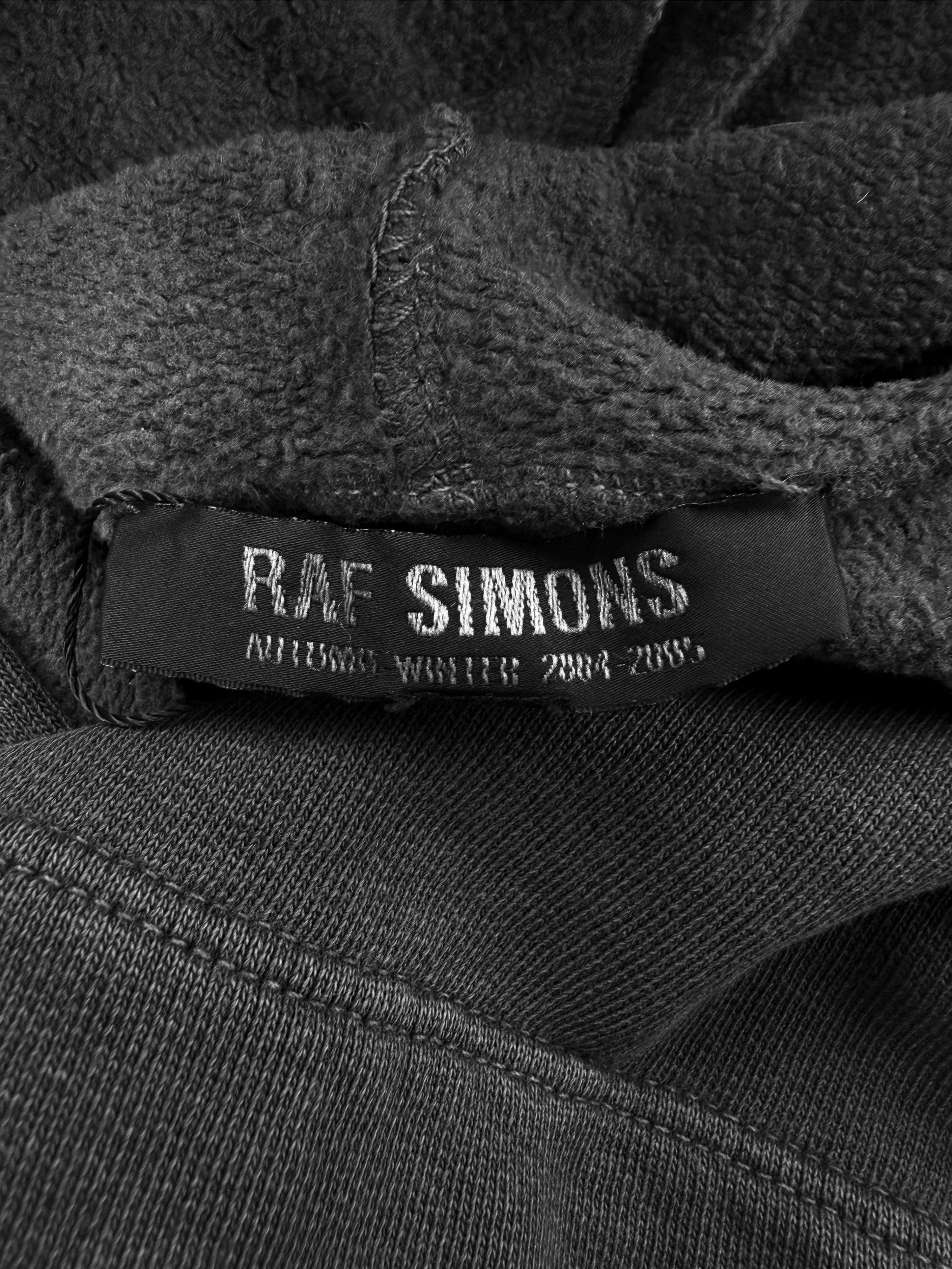 AW05 Raf Simons ‘History of My World’ Grey Wool Cloak Cape