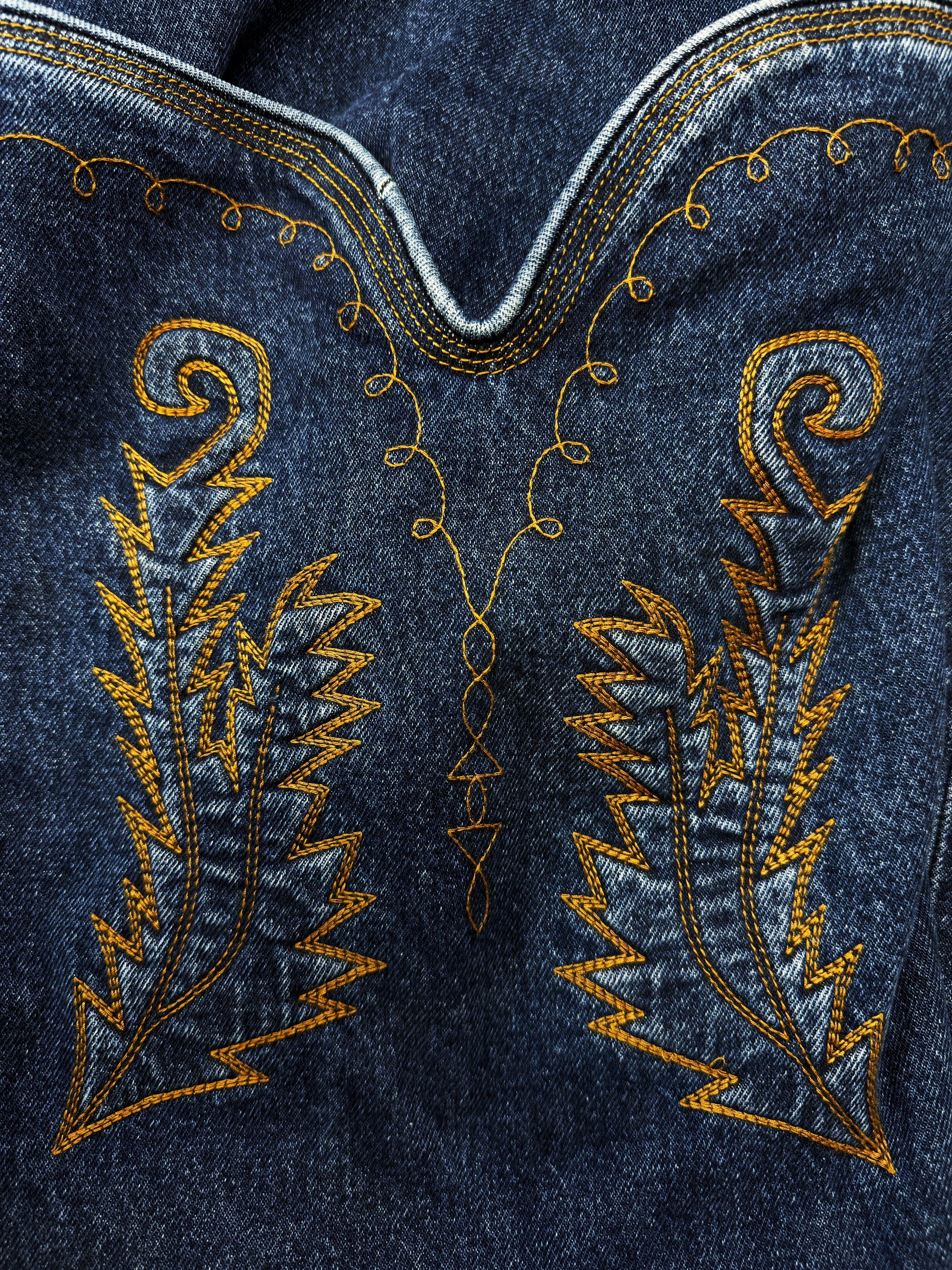 AW21 Y/Project ‘Cowboy’ Indigo Western Transformable Denim