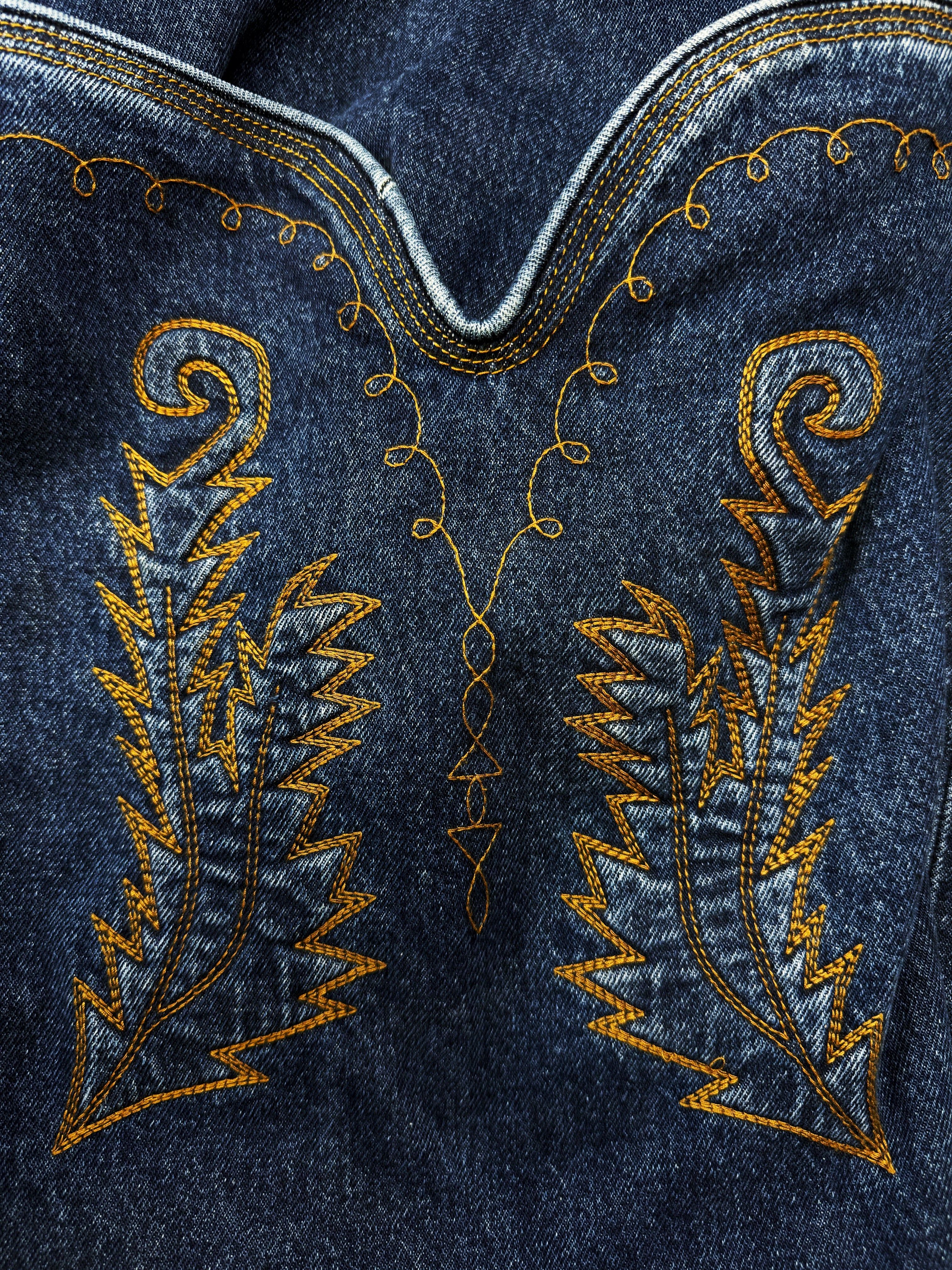 AW21 Y/Project ‘Cowboy’ Indigo Western Transformable Denim