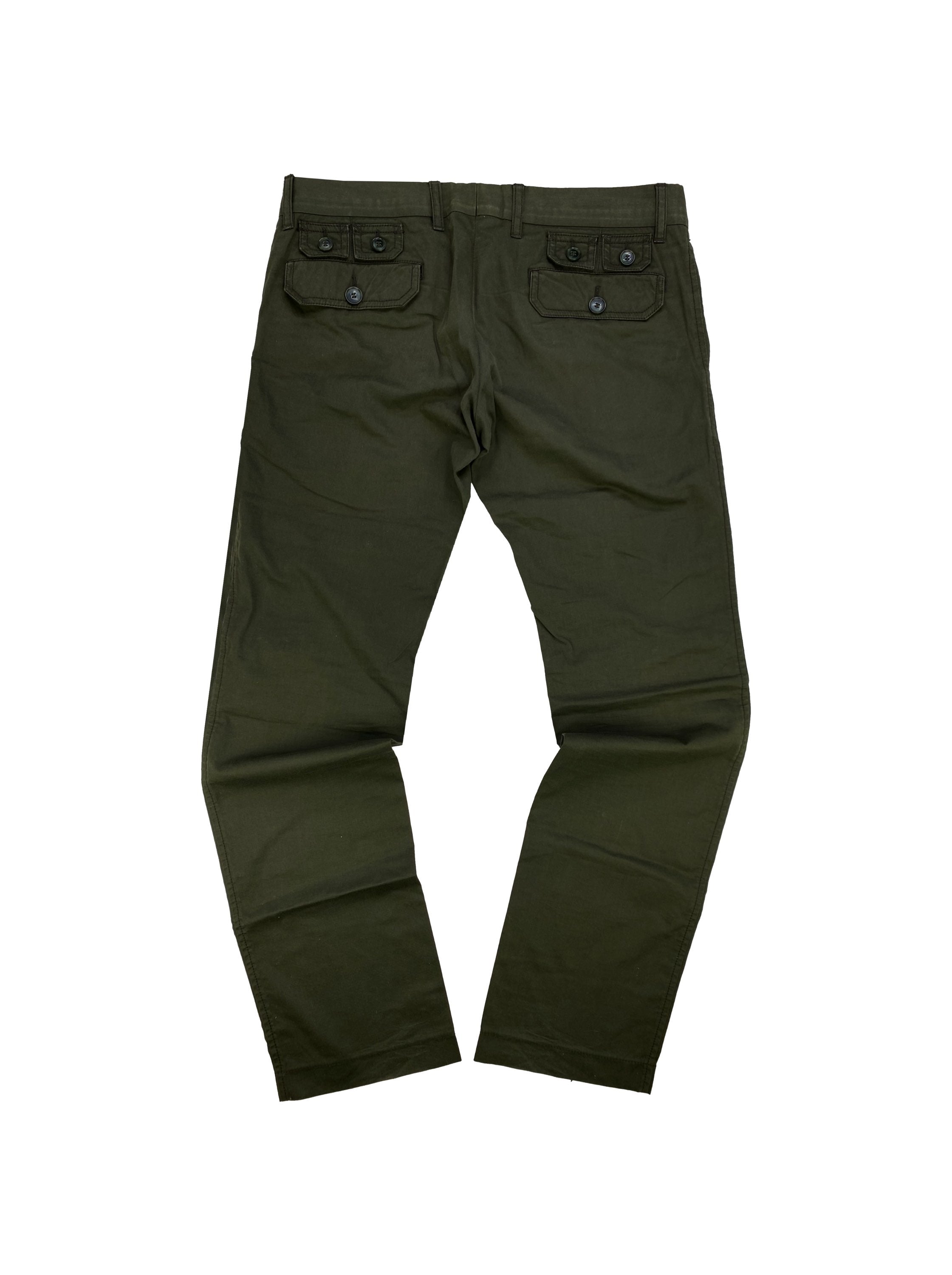 2000’s Dolce &amp; Gabbana Multi Cargo Pocket Olive Green Pants