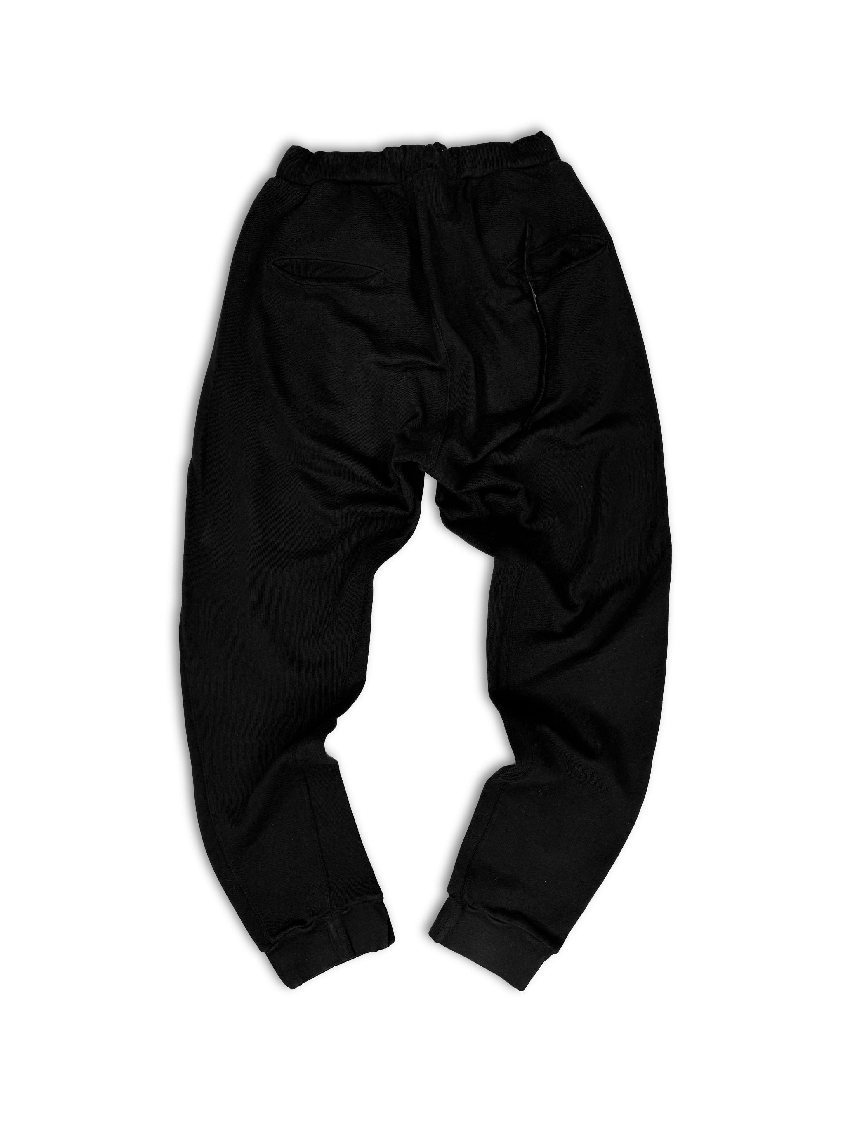 11 by Boris Bidjan Saberi Black Drawstring Sweatpants