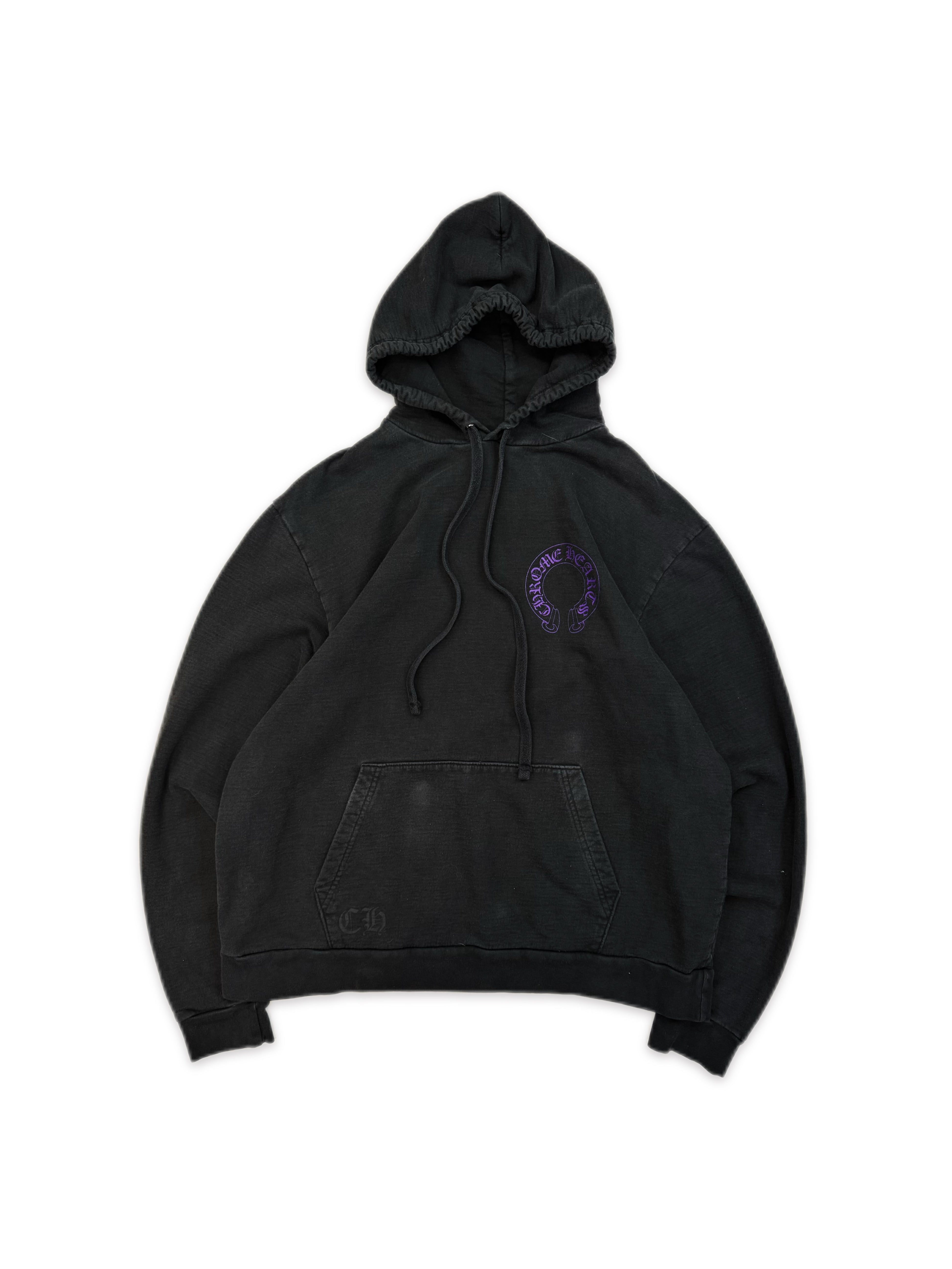 Chrome Hearts Friends &amp; Family Dark Purple Horse Shoe Hoodie