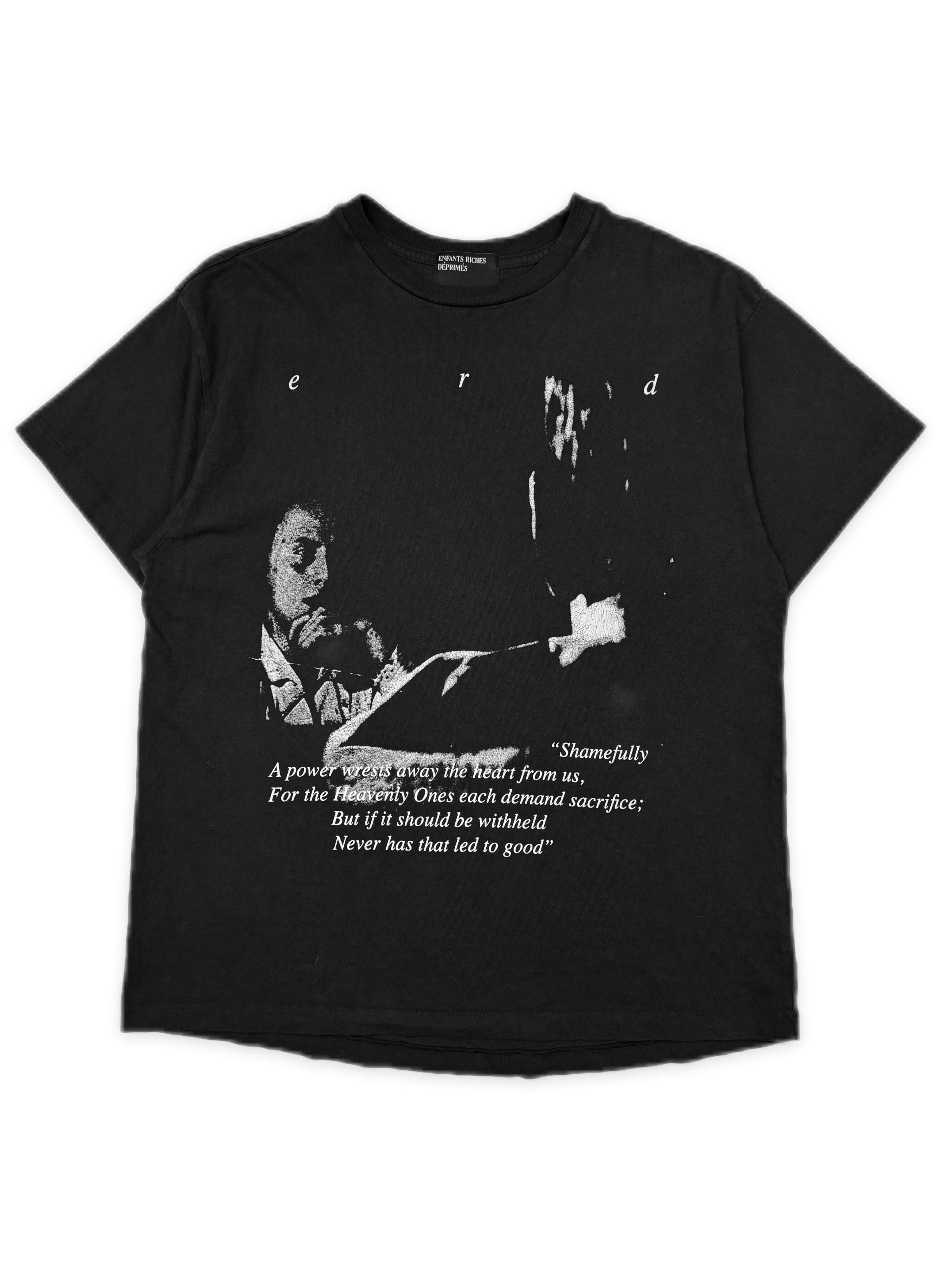 SS25 ENFANTS RICHES DEPRIMES 'DEEP REFLECTION' GRAPHIC T-SHIRT