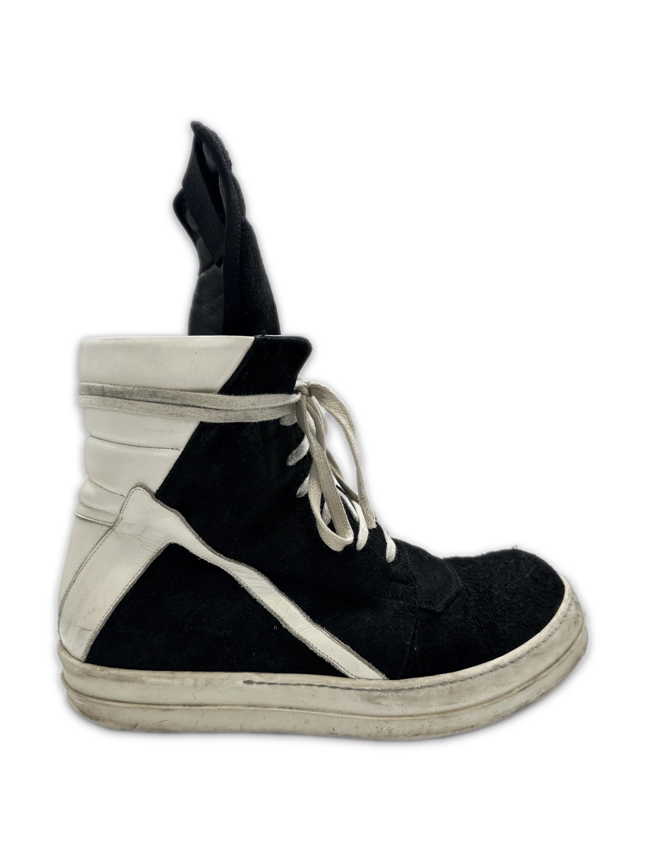 Rick Owens DRKSHDW ‘Geobasket’ Suede Hi-top Sneakers