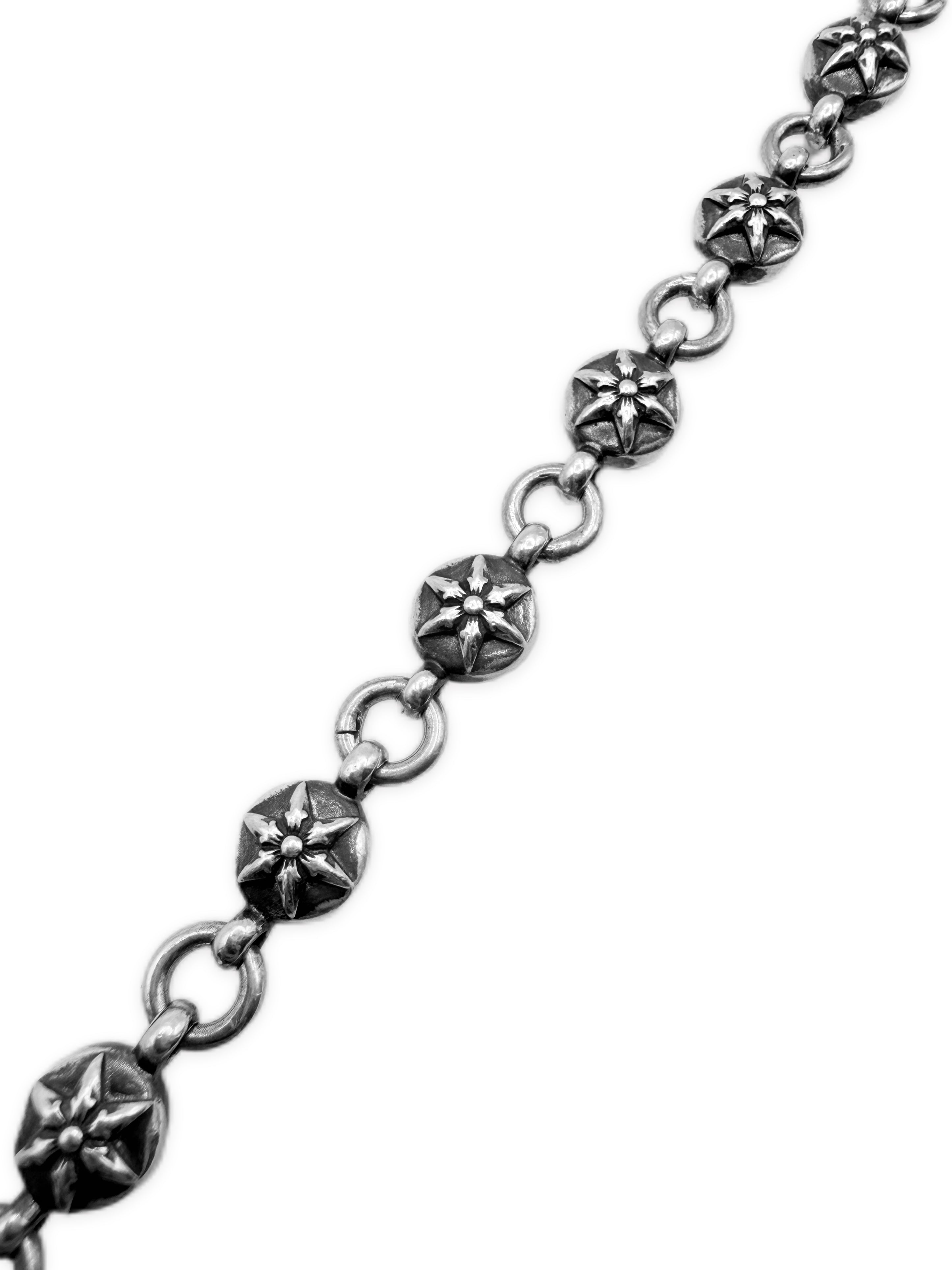 Chrome Hearts Factory Diamond Set 28 in Star Double Lobster Wallet Chain