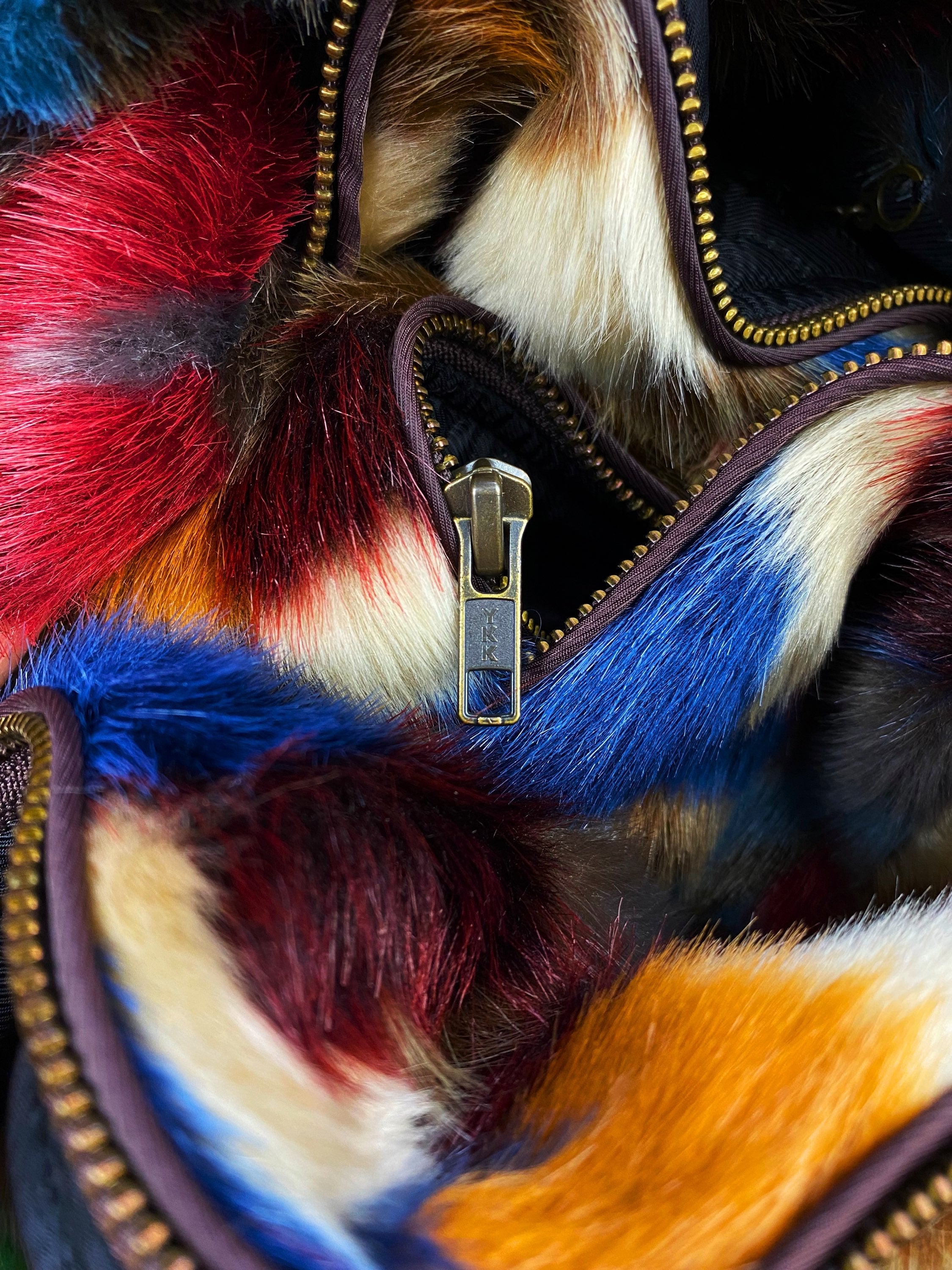 FW22 Supreme ‘3M’ Faux Fur Multicoloured Thinsulate Bomber Jacket