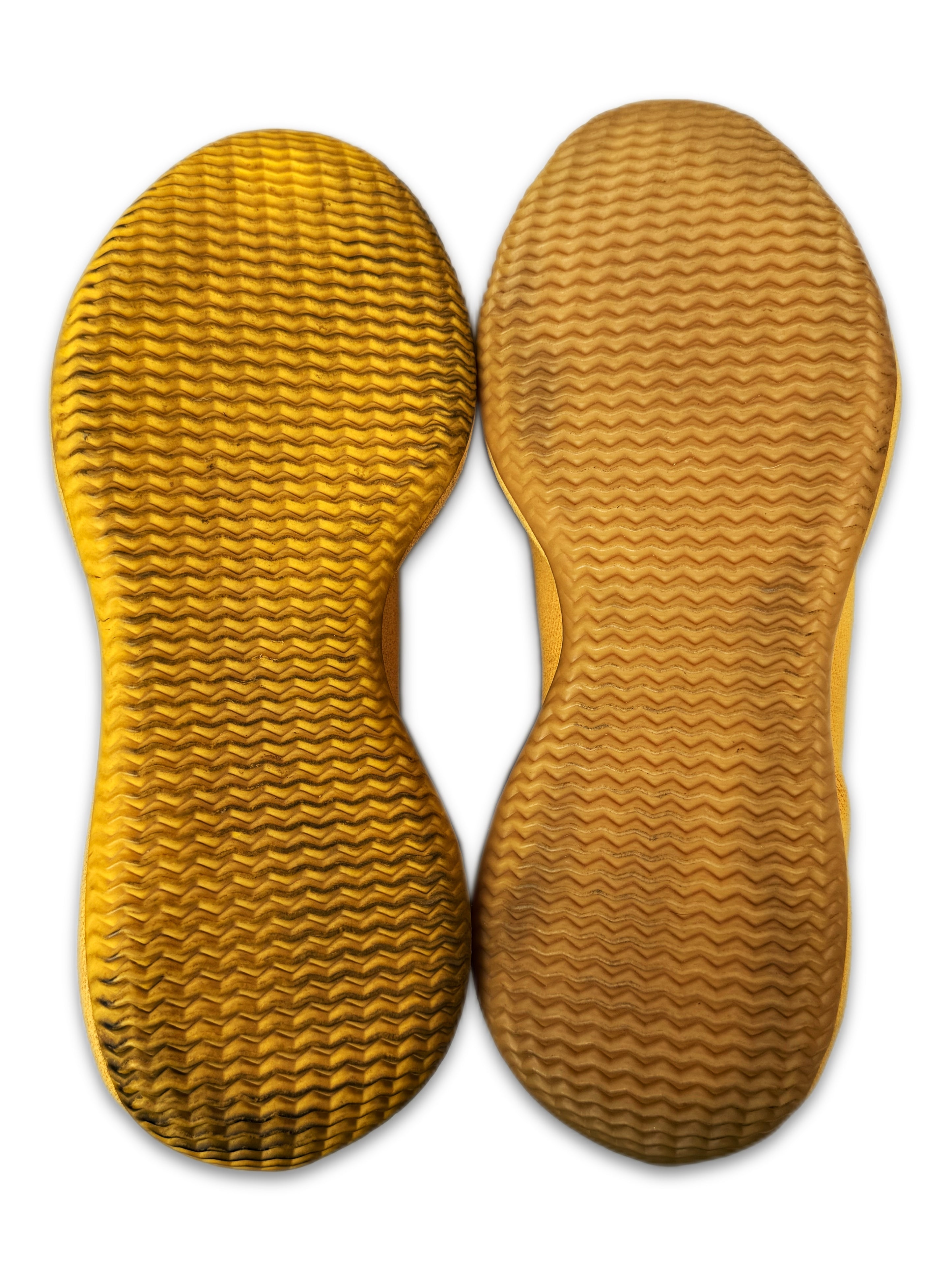 SS20 Yeezy SAMPLE 350 V3 Yellow Sulfur Knit Runner Sneakers
