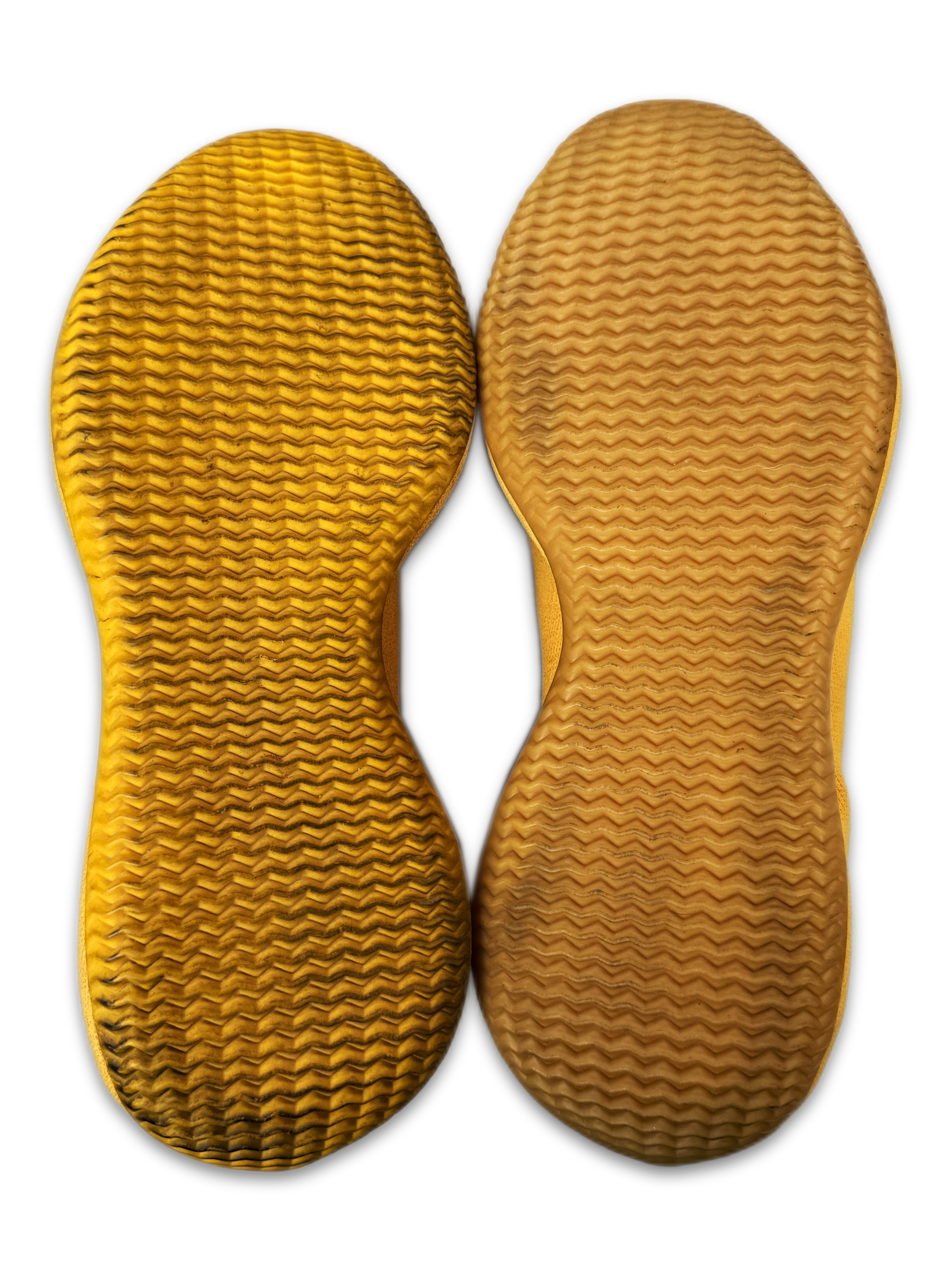 SS20 Yeezy SAMPLE 350 V3 Yellow Sulfur Knit Runner Sneakers