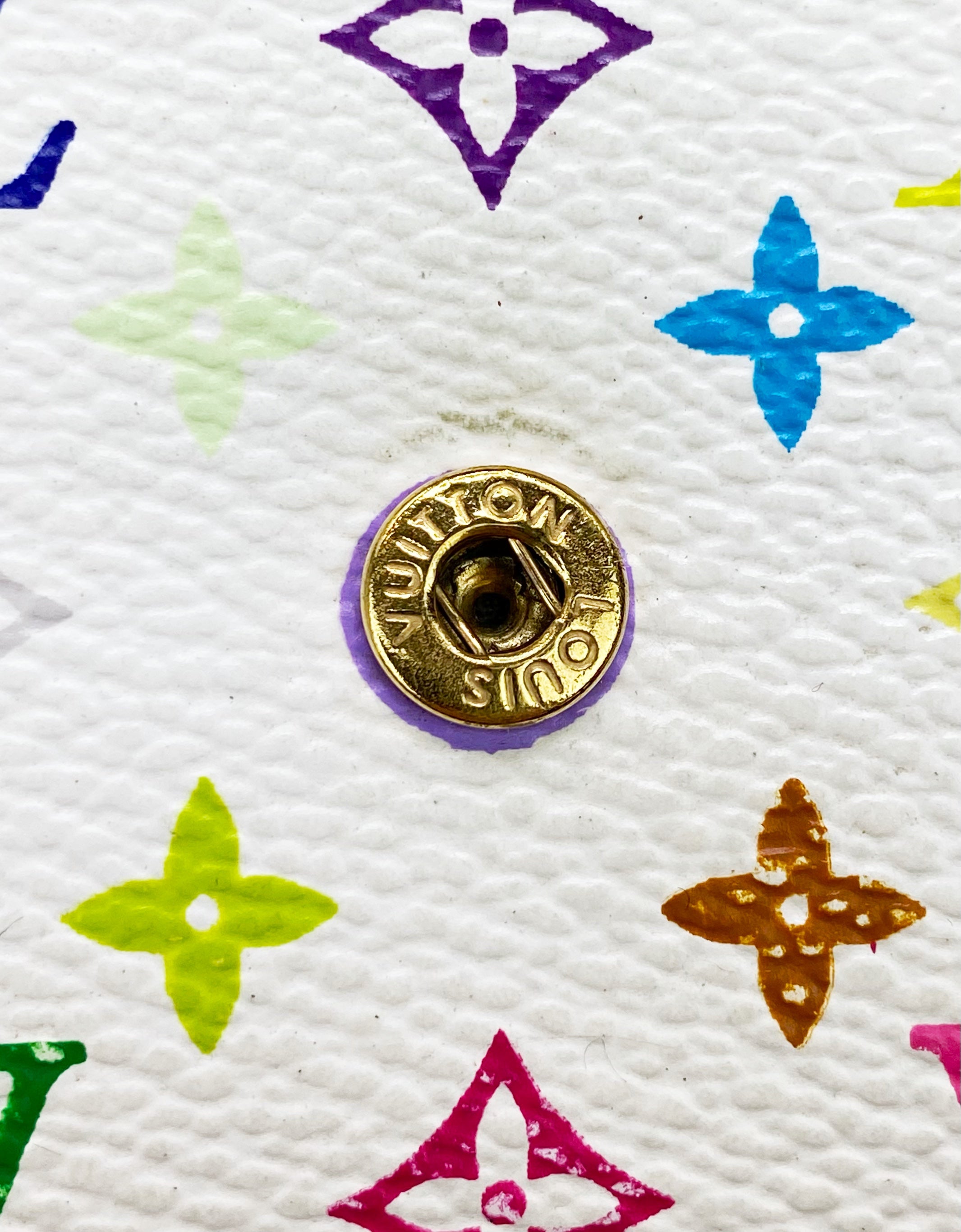 SS03 Louis Vuitton x Takashi Murakami Rainbow Monogram Wallet