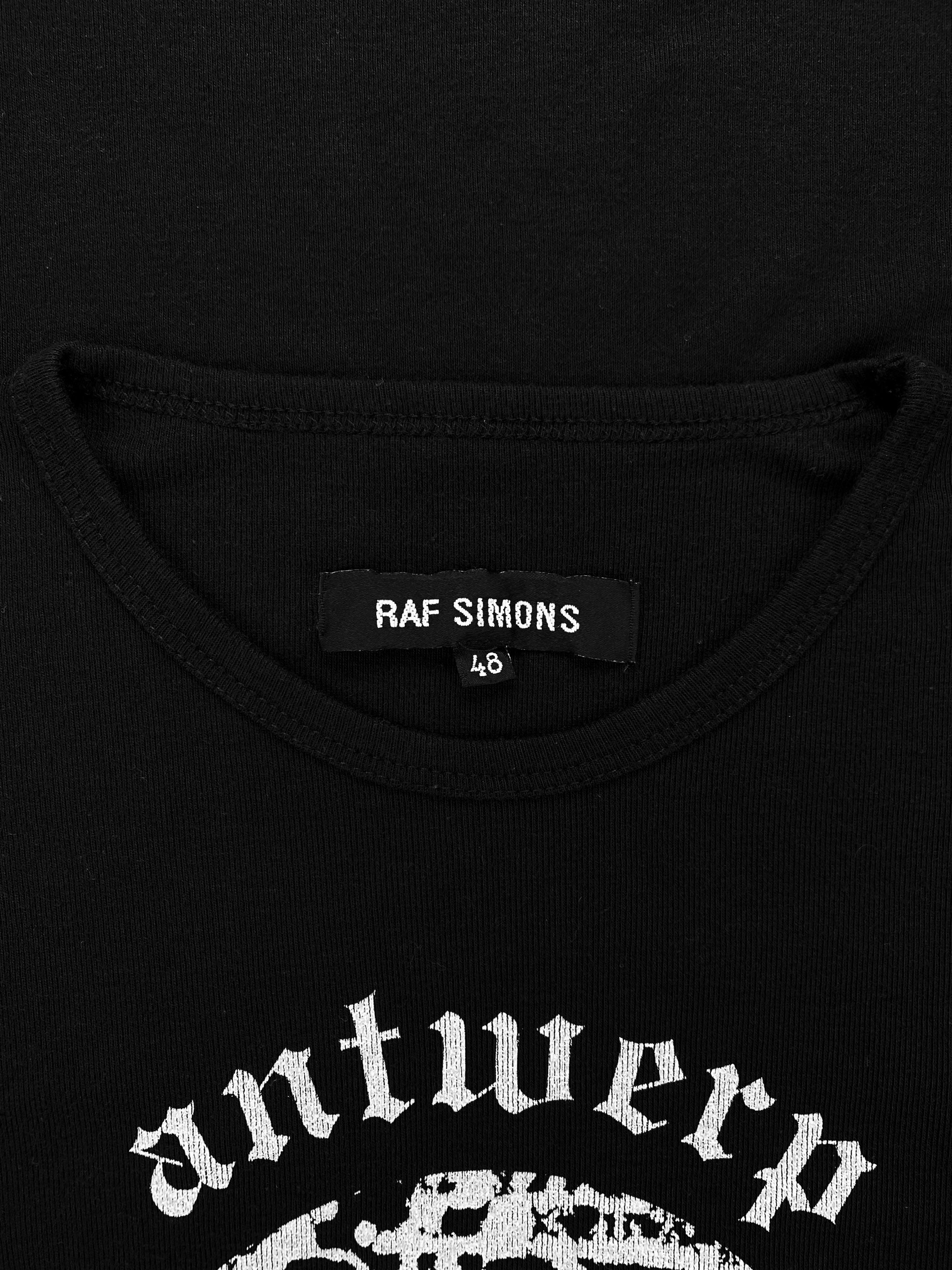 AW01 Raf Simons Riot “Antwerp” 3/4 Length Thermal Long Sleeve
