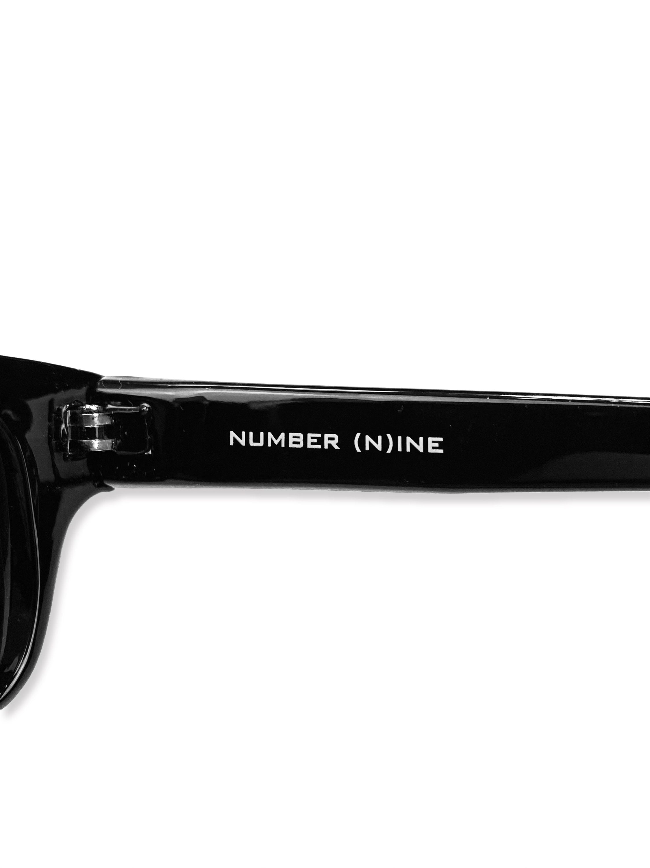 Number (N)ine Boxy Black Tint Glossy Sunglasses