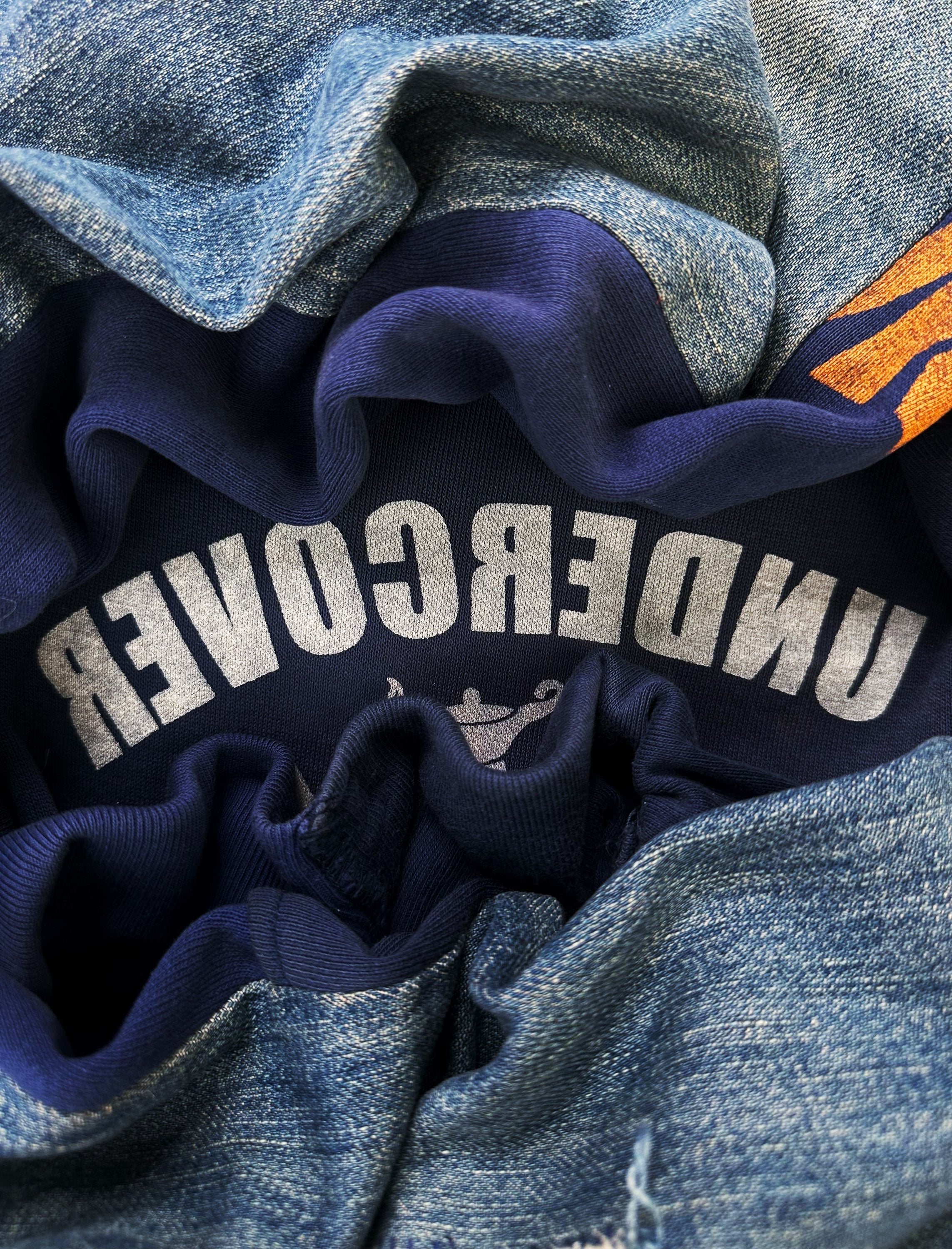 AW02 Undercover ‘I’MMADTOO’ Witches Cell Division Hybrid Denim