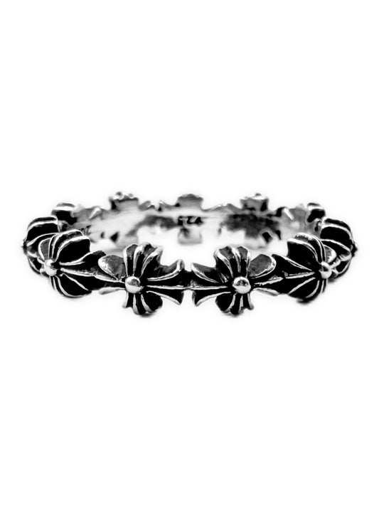 Chrome Hearts Tiny E Cross .925 Silver Ring