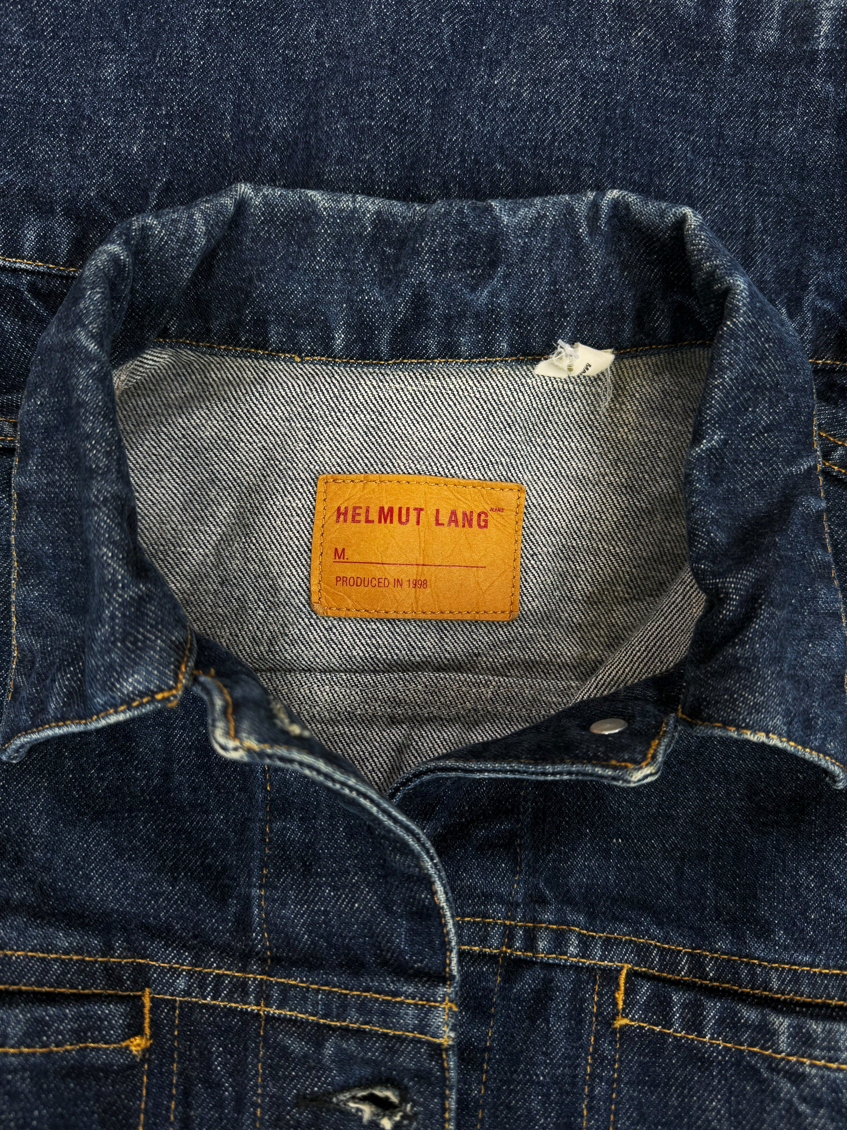 AW98 Helmut Lang Chest Pocket Indigo Denim Jacket