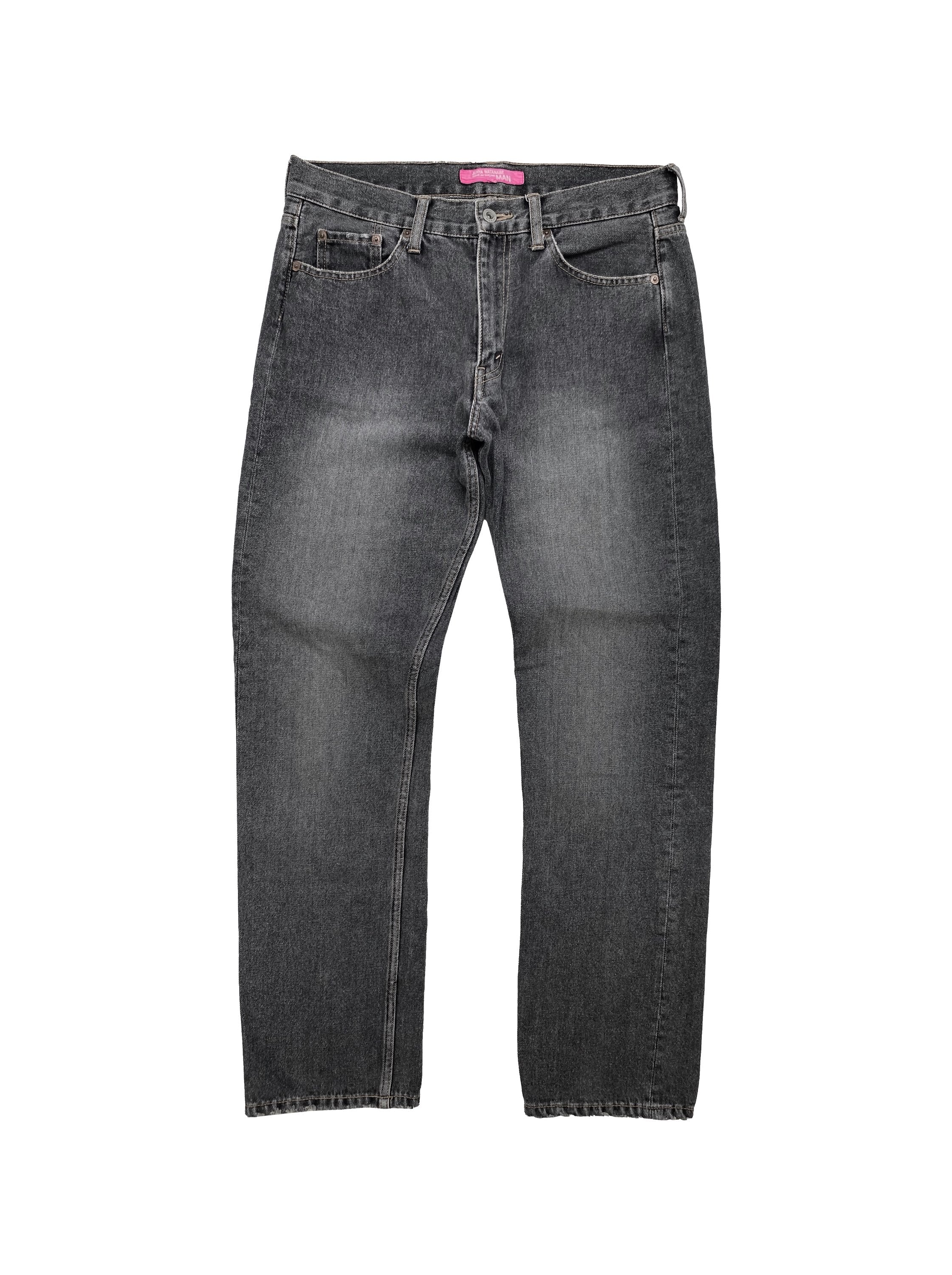 SS04 Junya Watanabe Stone Wash Slate Grey Denim Jeans