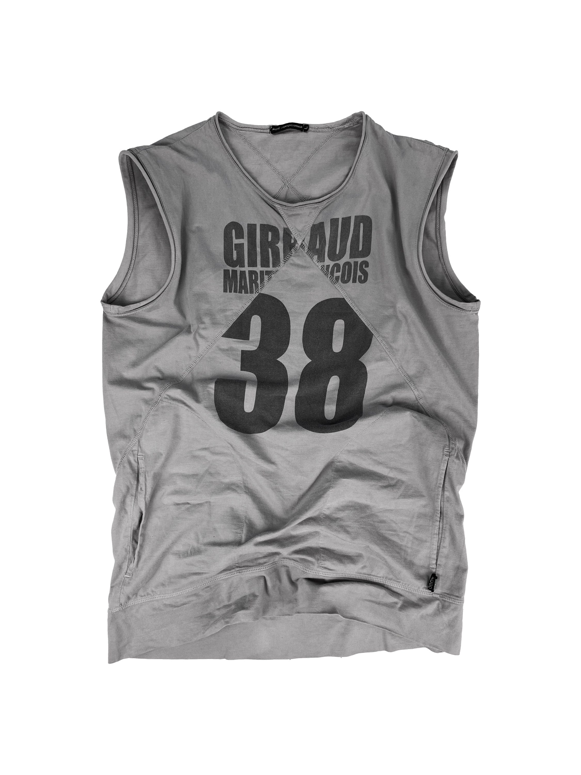 00s Marithe Francois Girbaud Reconstructed Jersey Tank-top