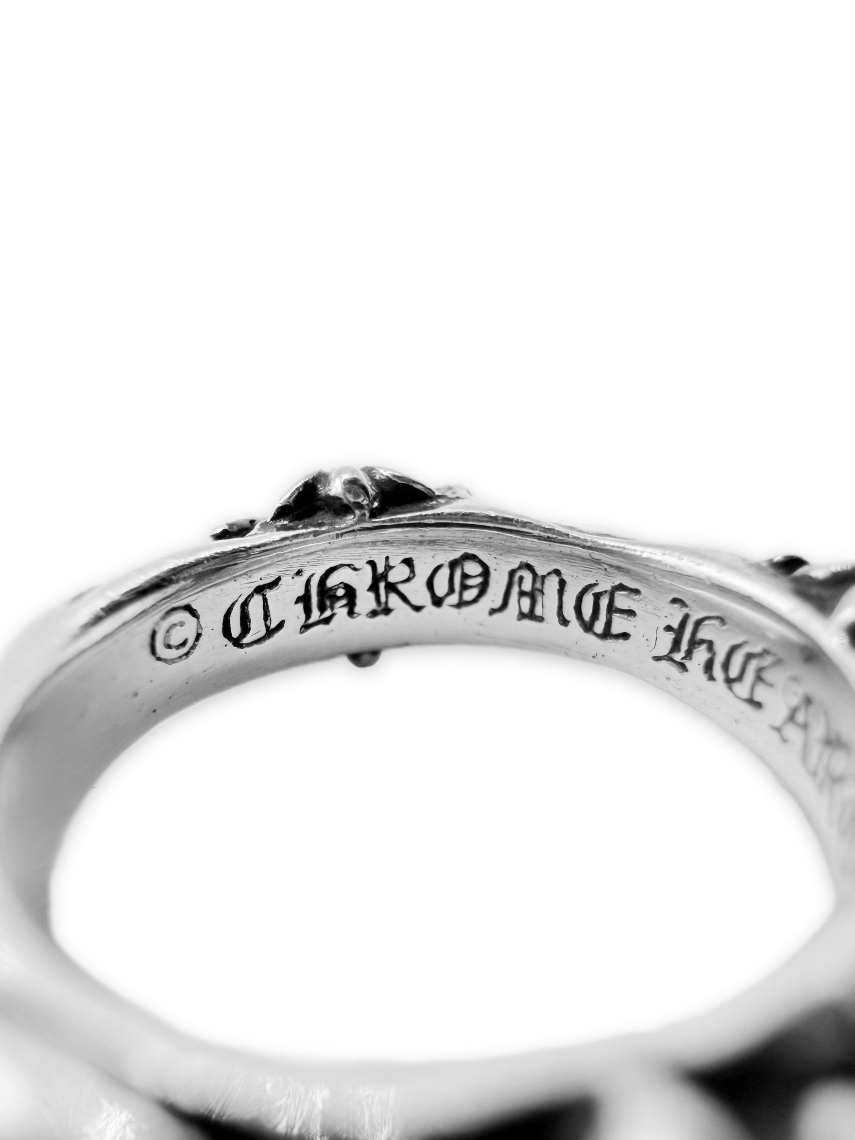 Chrome Hearts SBT Square Band .925 Silver Spacer Ring