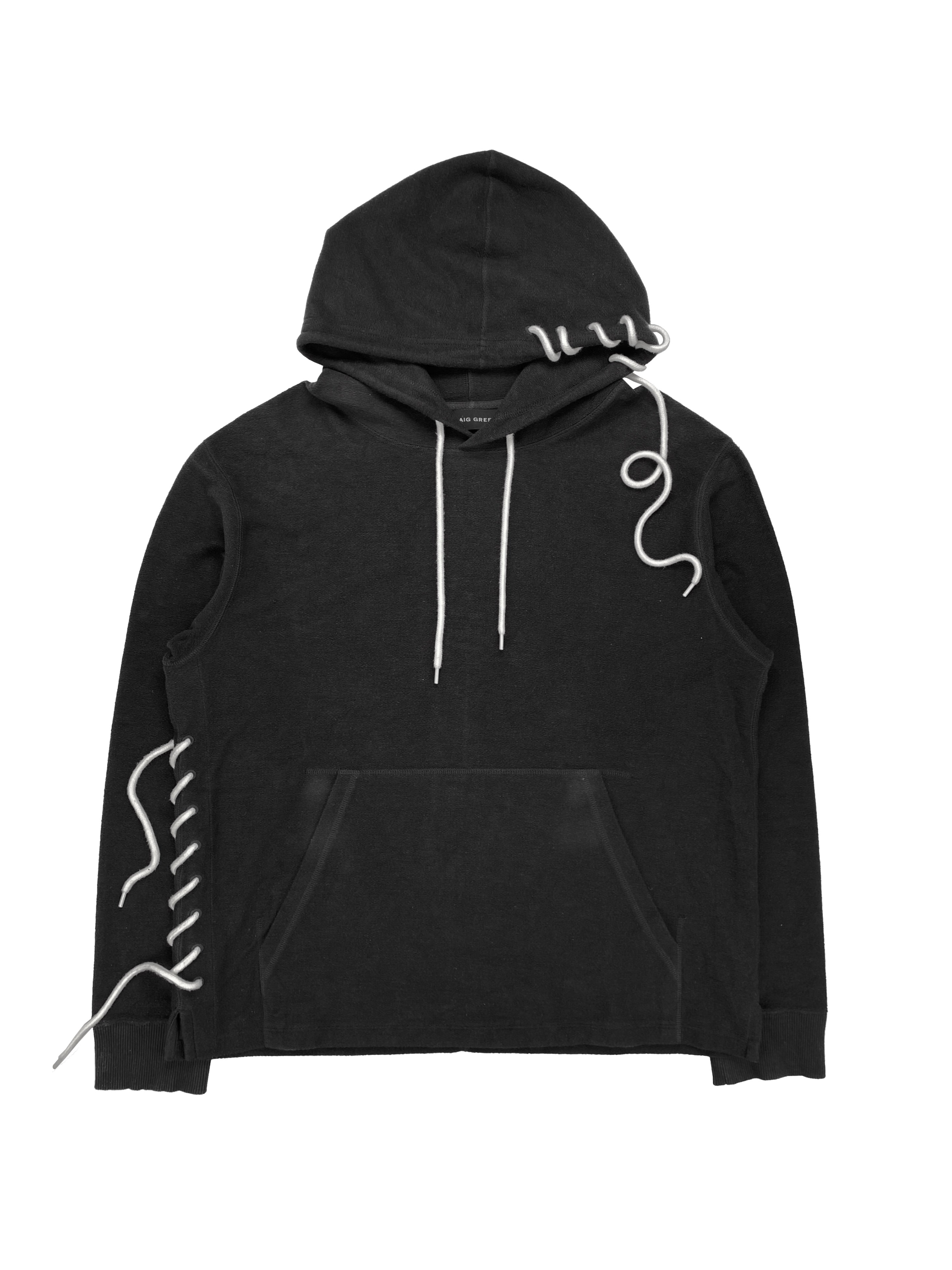 Craig Green Black Lace Detail Hoodie