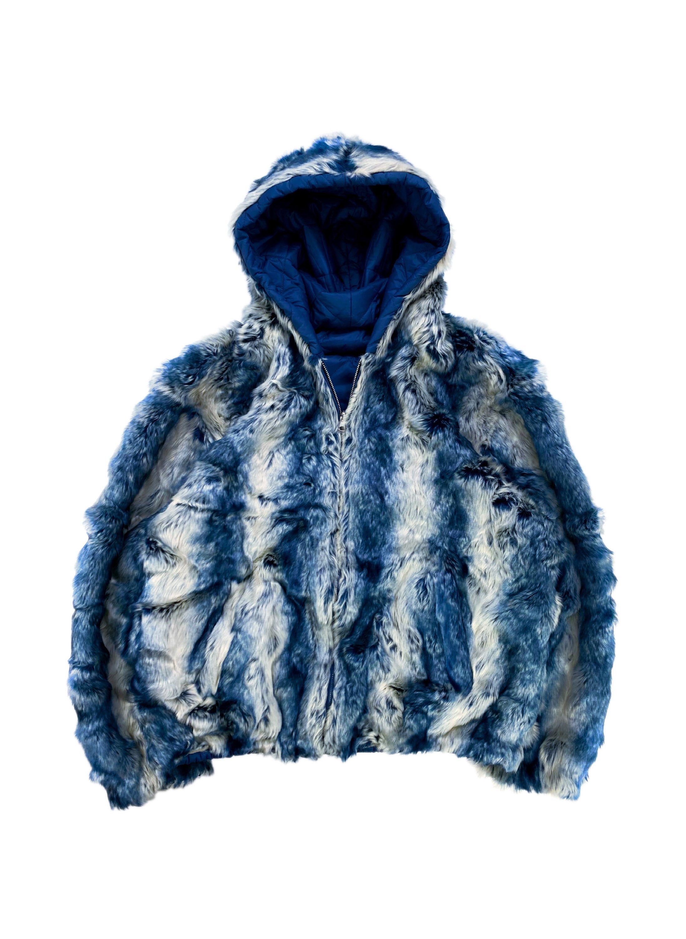 FW22 Supreme ‘3M’ Faux Fur Gradient Reversible Bomber Jacket