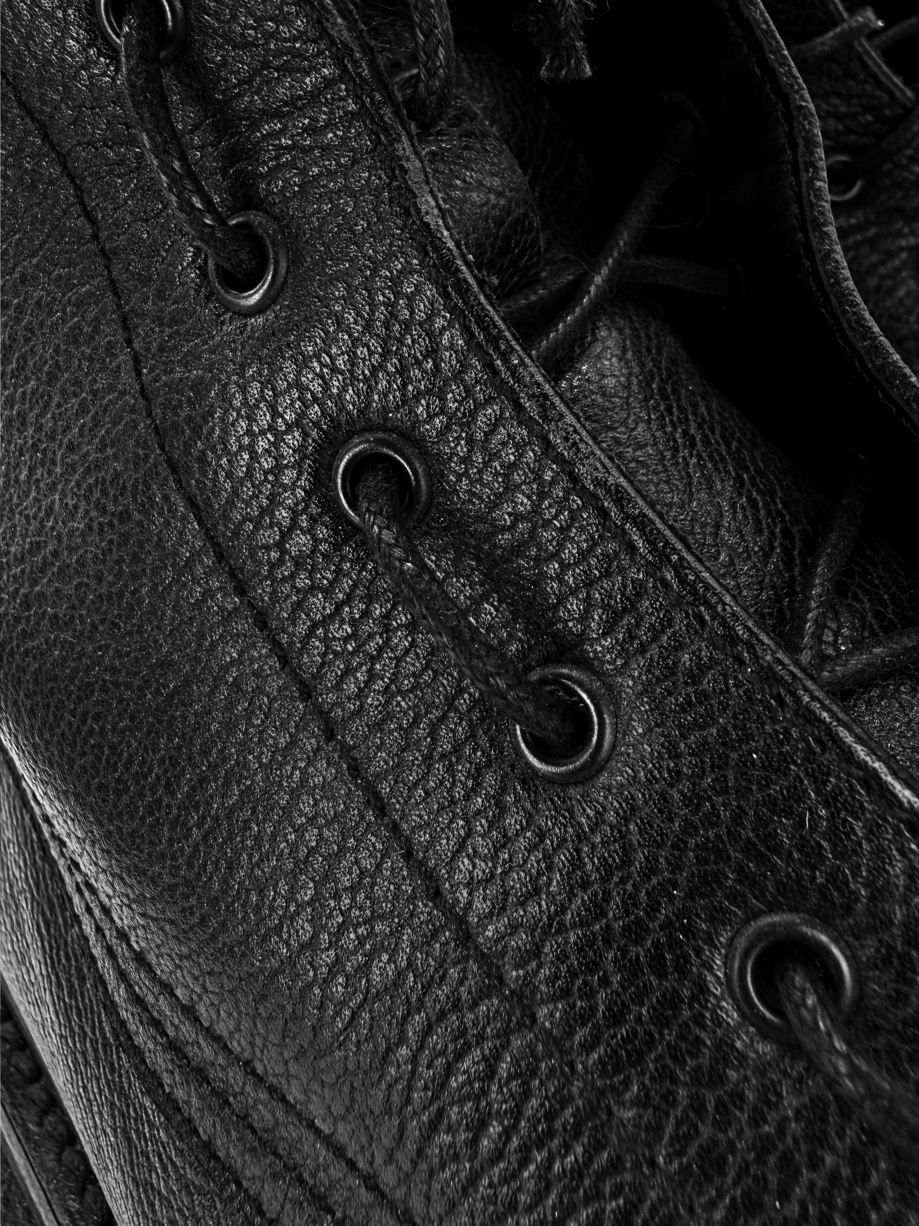 AW07 Dior Homme ‘Navigate’ Black Leather Combat Boots