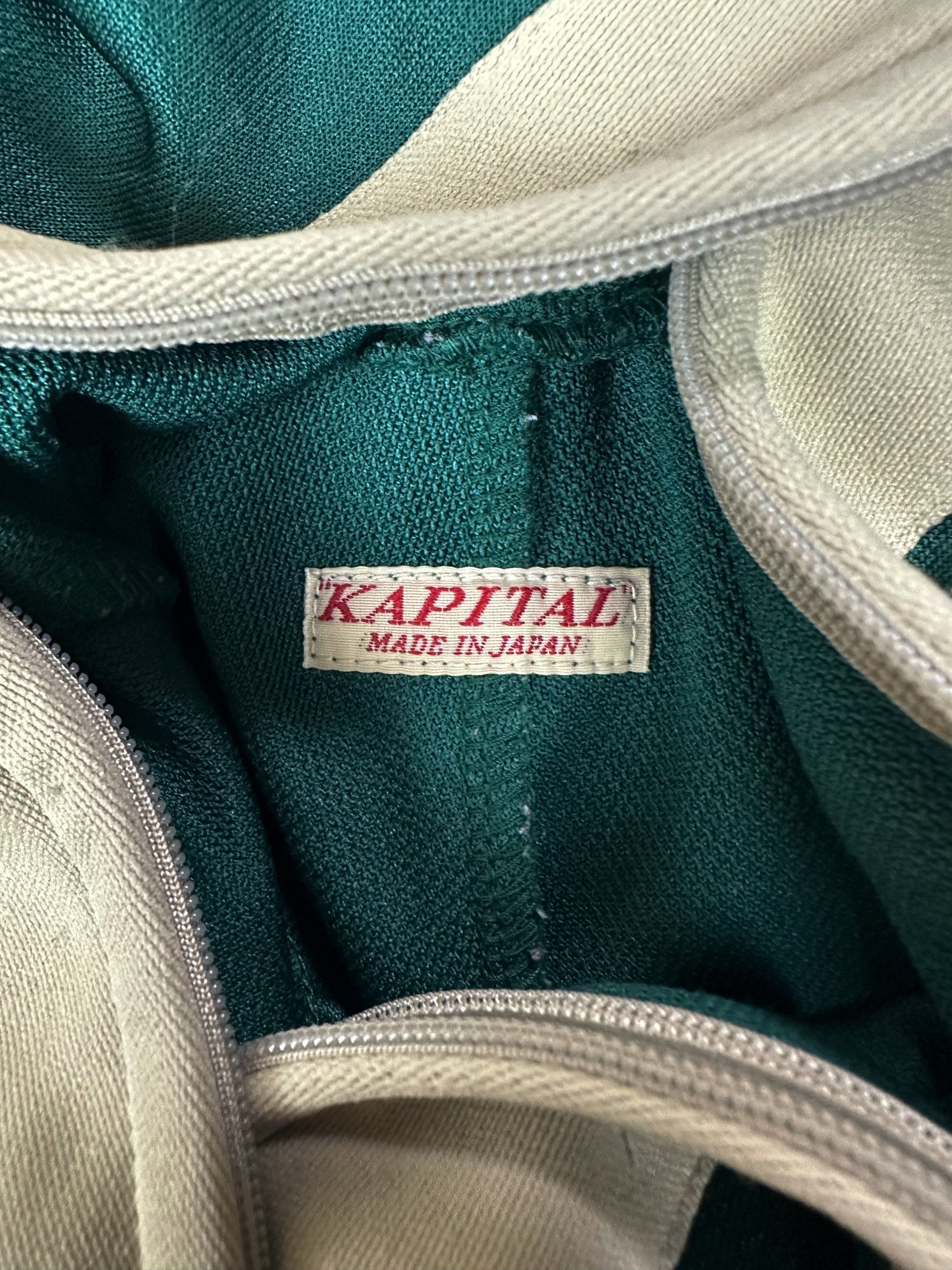 Kapital ‘Love &amp; Peace’ Star Stripe Flared Cut Sweat Pants