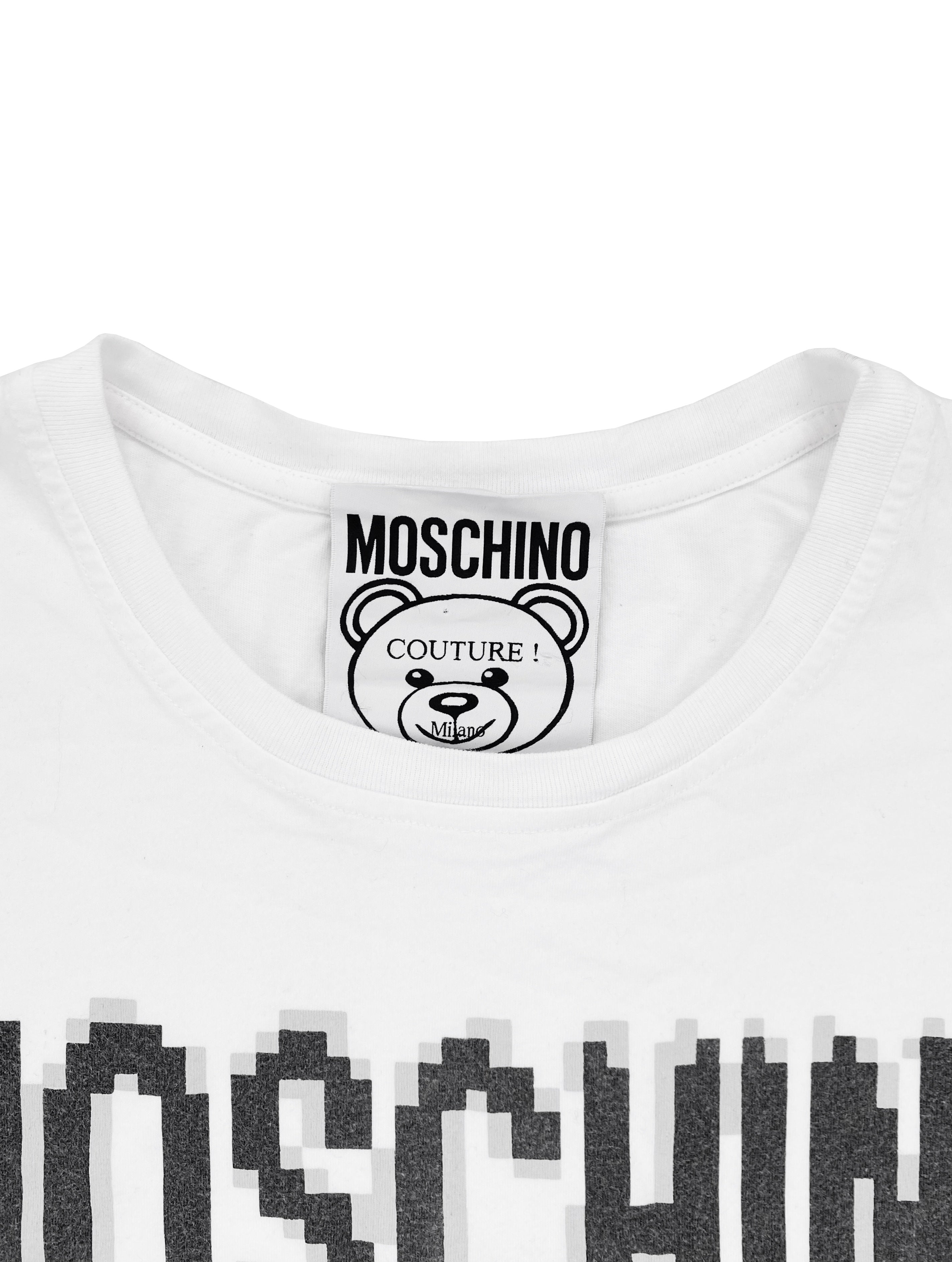 Moschino Pixelated Teddy “Moschino Toy” T-Shirt