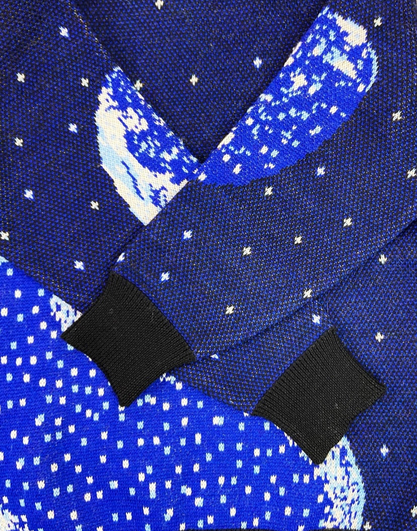 80’s Issey Sport “Space” Full Graphic Knitted Sweater