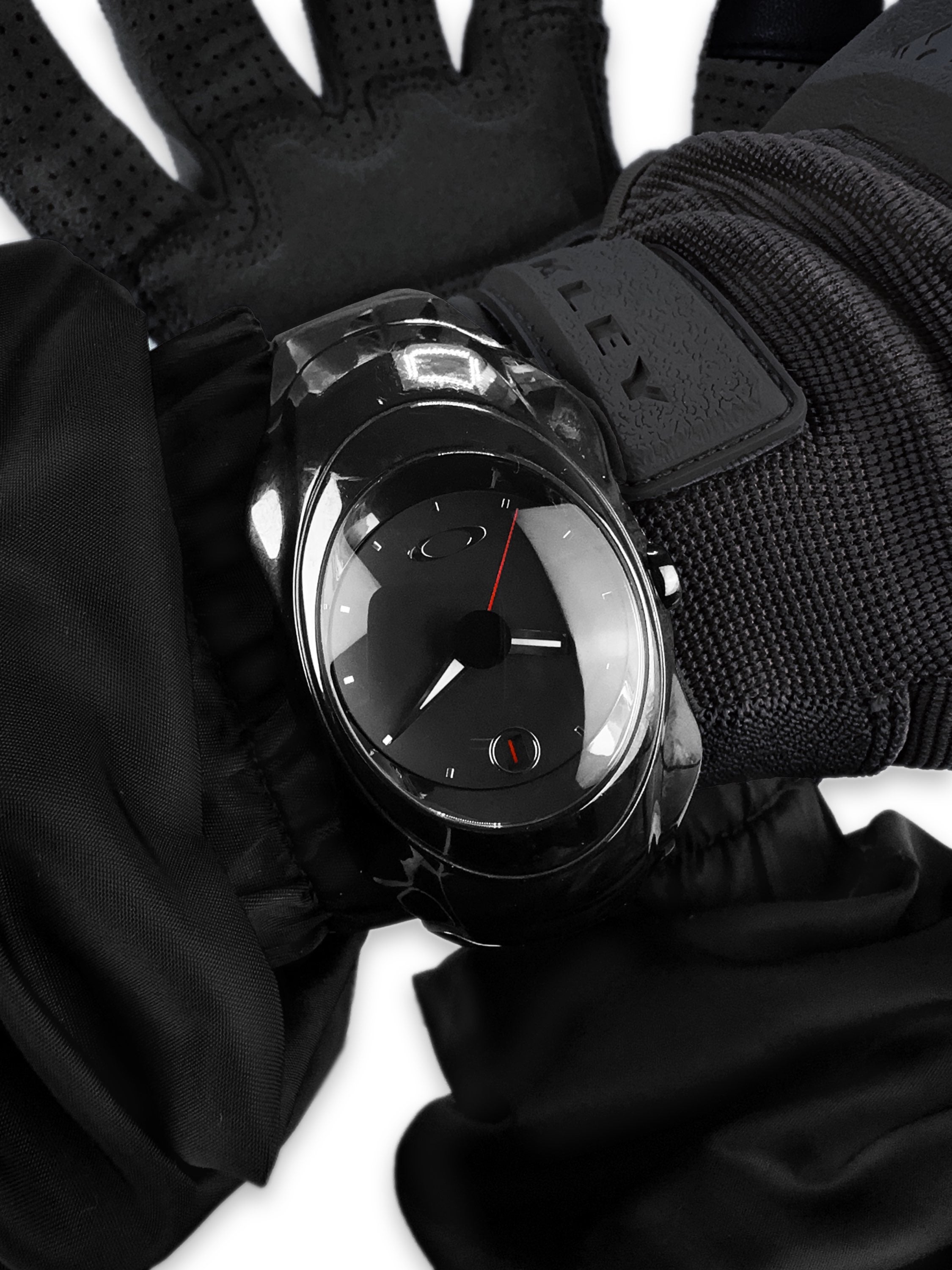 1998 Oakley ‘Timebomb’ Ion Black Stainless Steel Watch