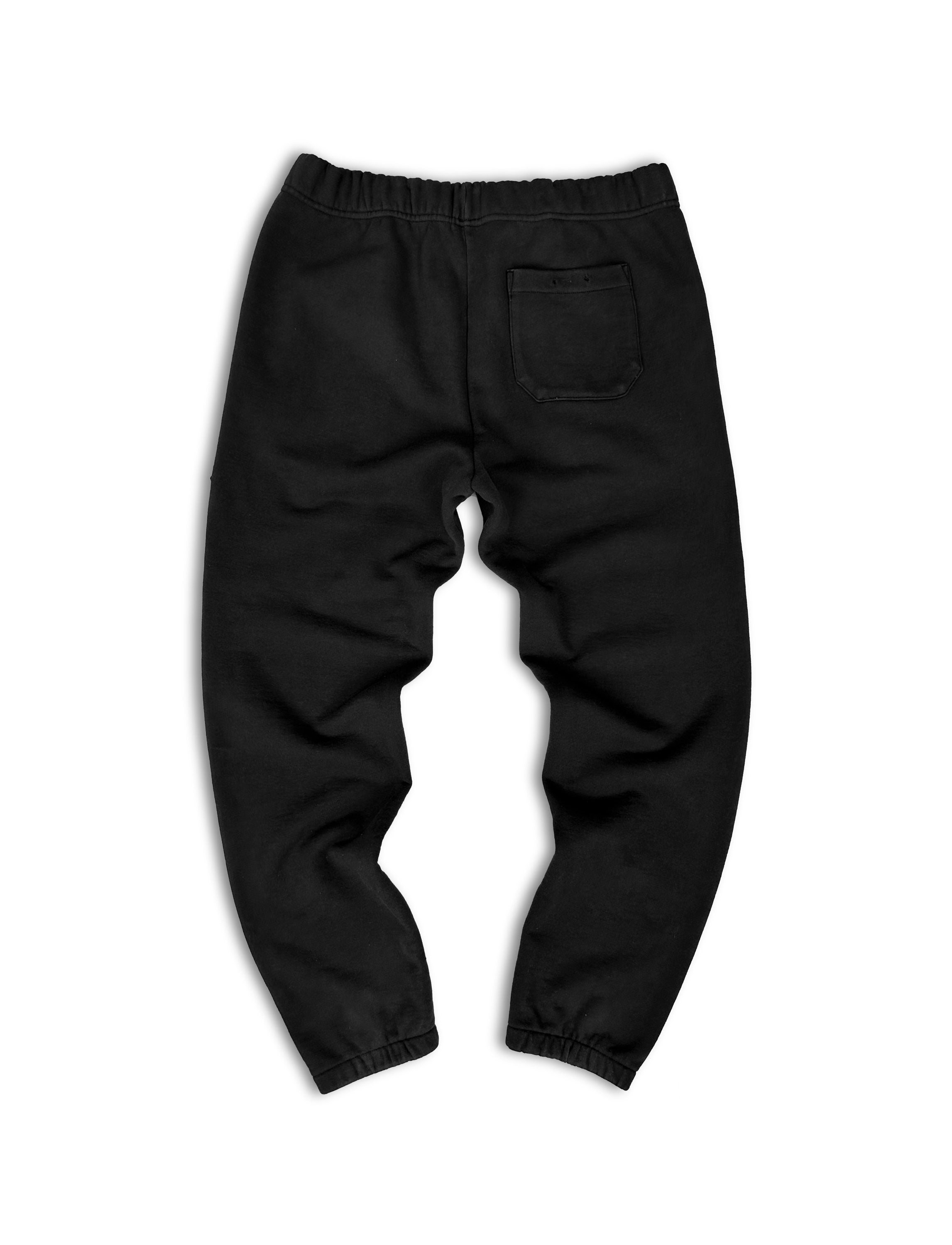 Chrome Hearts ‘Paper Jam’ Triple Cross Leather Sweat Pants