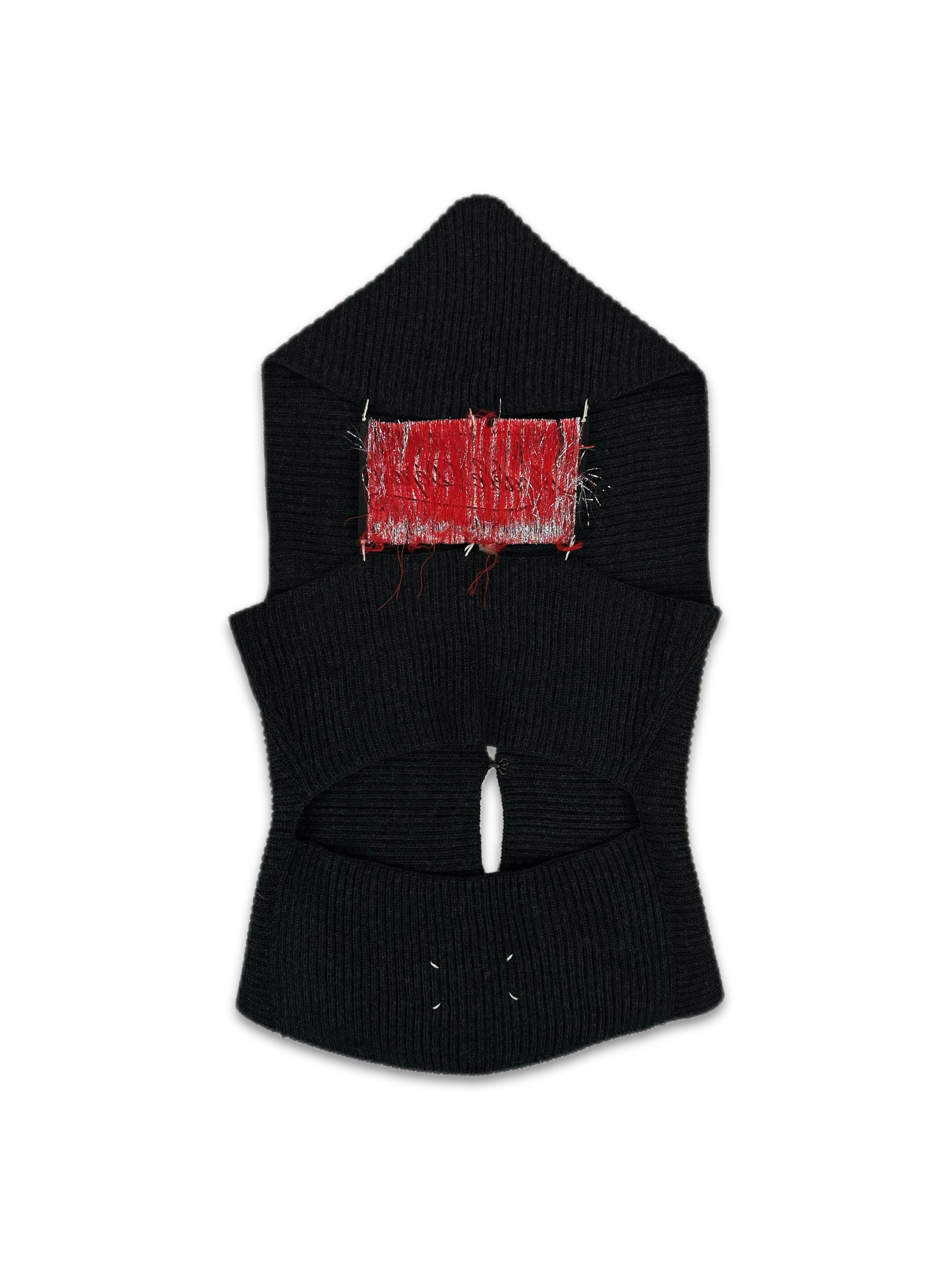 AW04 Maison Margiela Lurex Knit ‘Big Tag’ Cut Out Top
