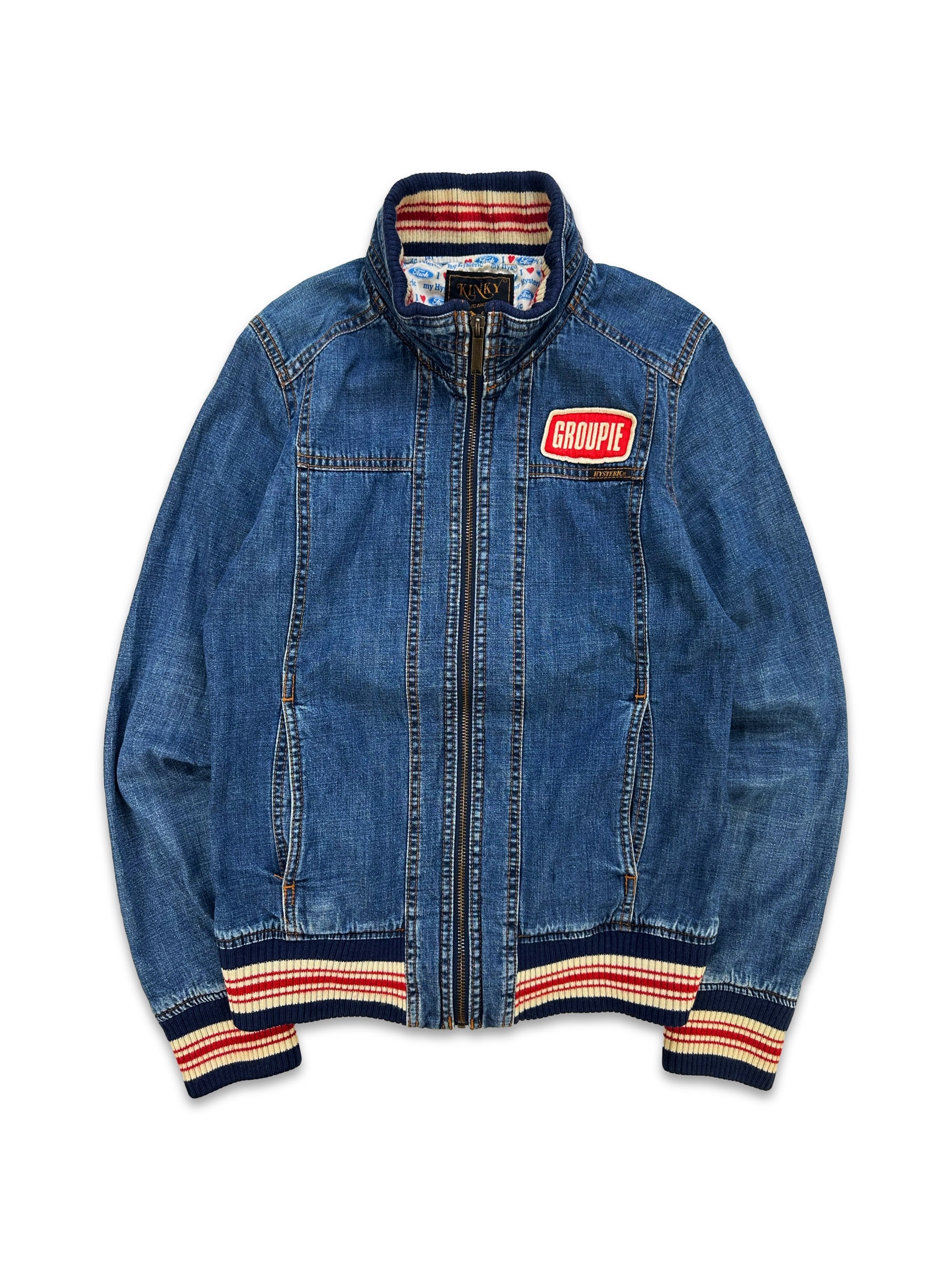 00s Hysteric Glamour ‘Groupie’ Patched Denim Jacket