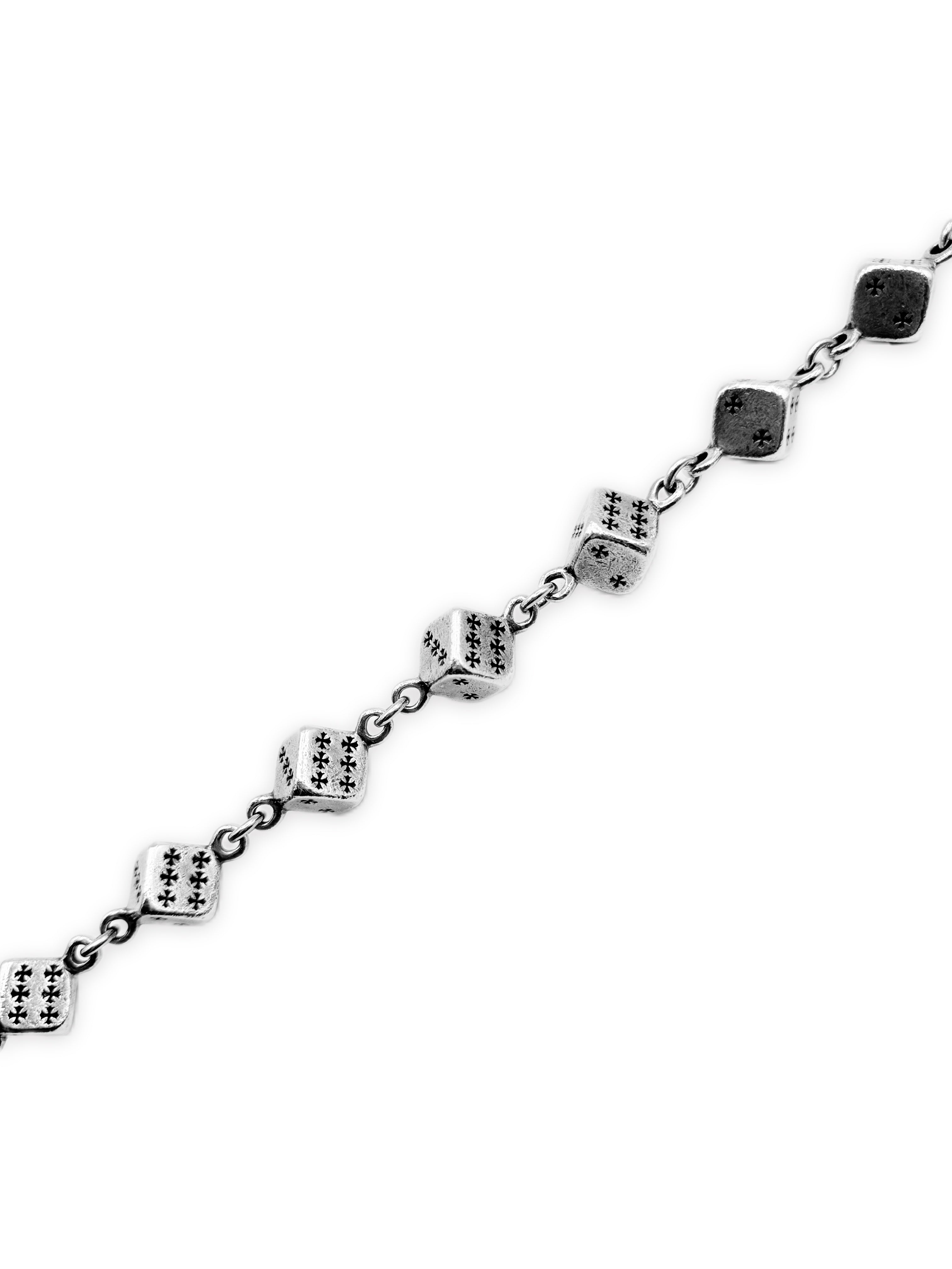 Chrome Hearts XL Dice 13 Link Double Lobster Clasp Wallet Chain