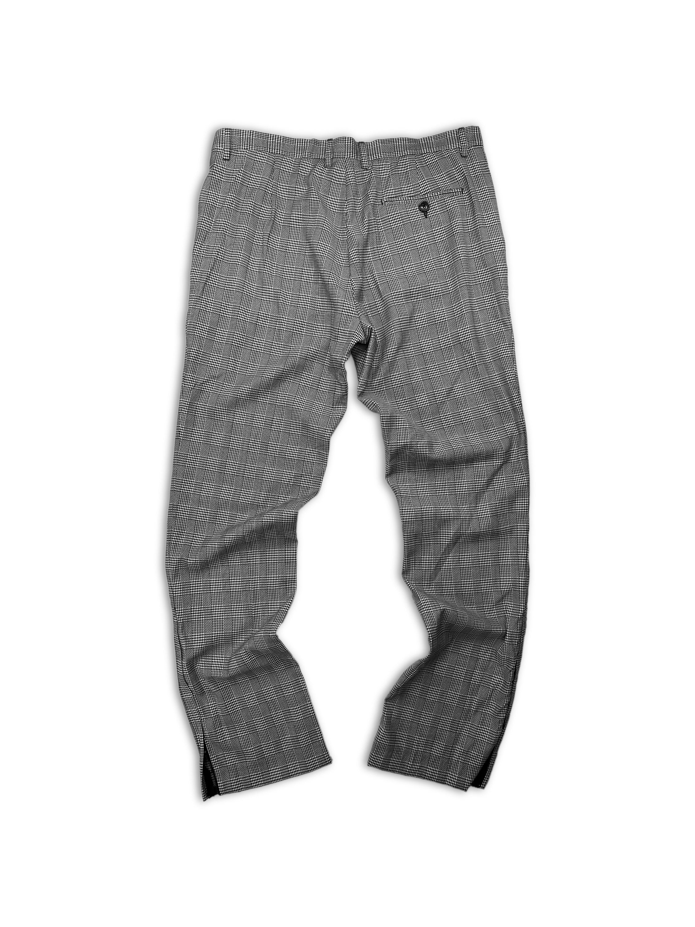 AW19 Vêtements ‘Houndstooth’ Flared Wide Cut Pants
