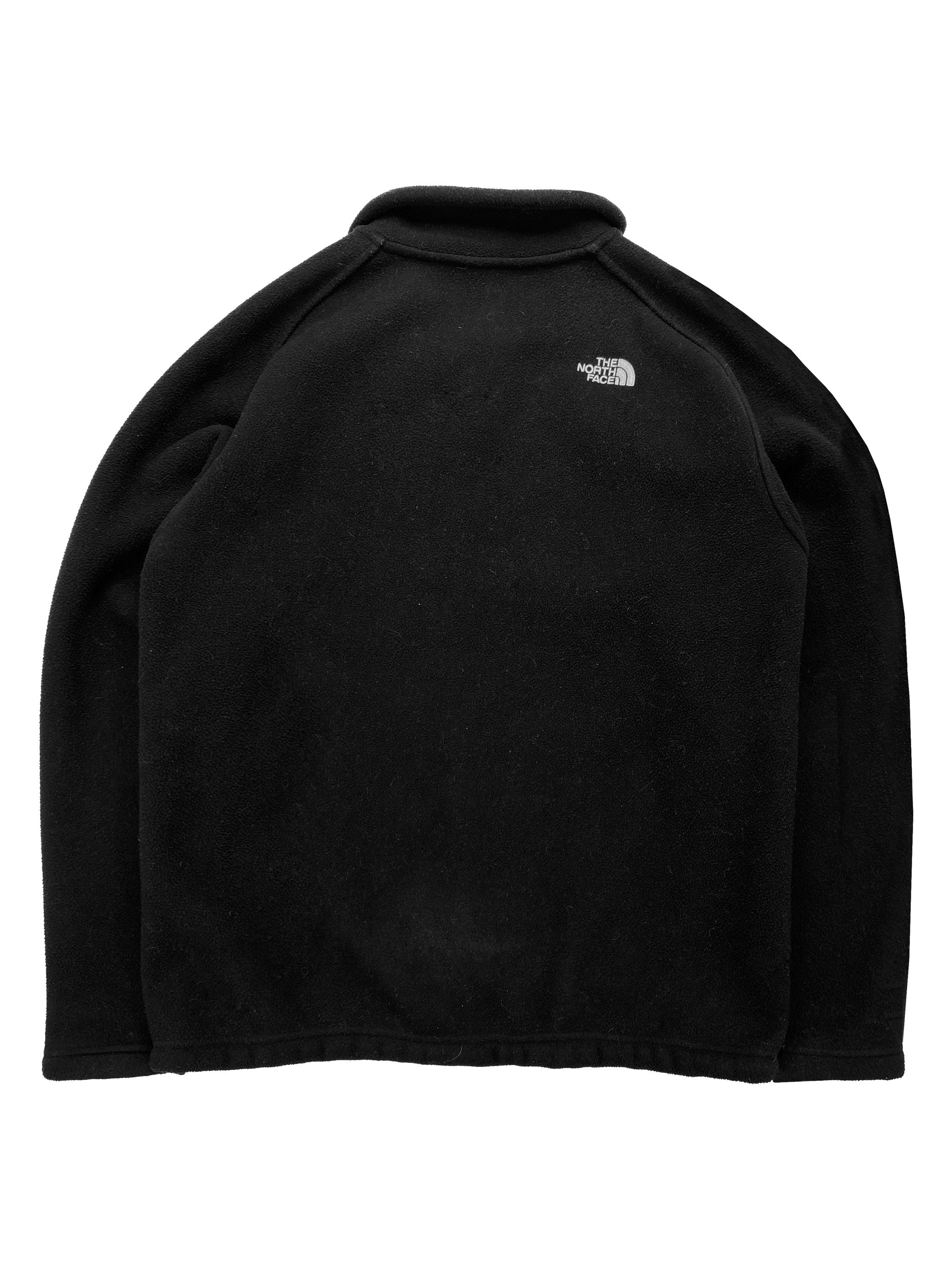 The North Face Black Full-Zip Deep Pile Embroidered Fleece