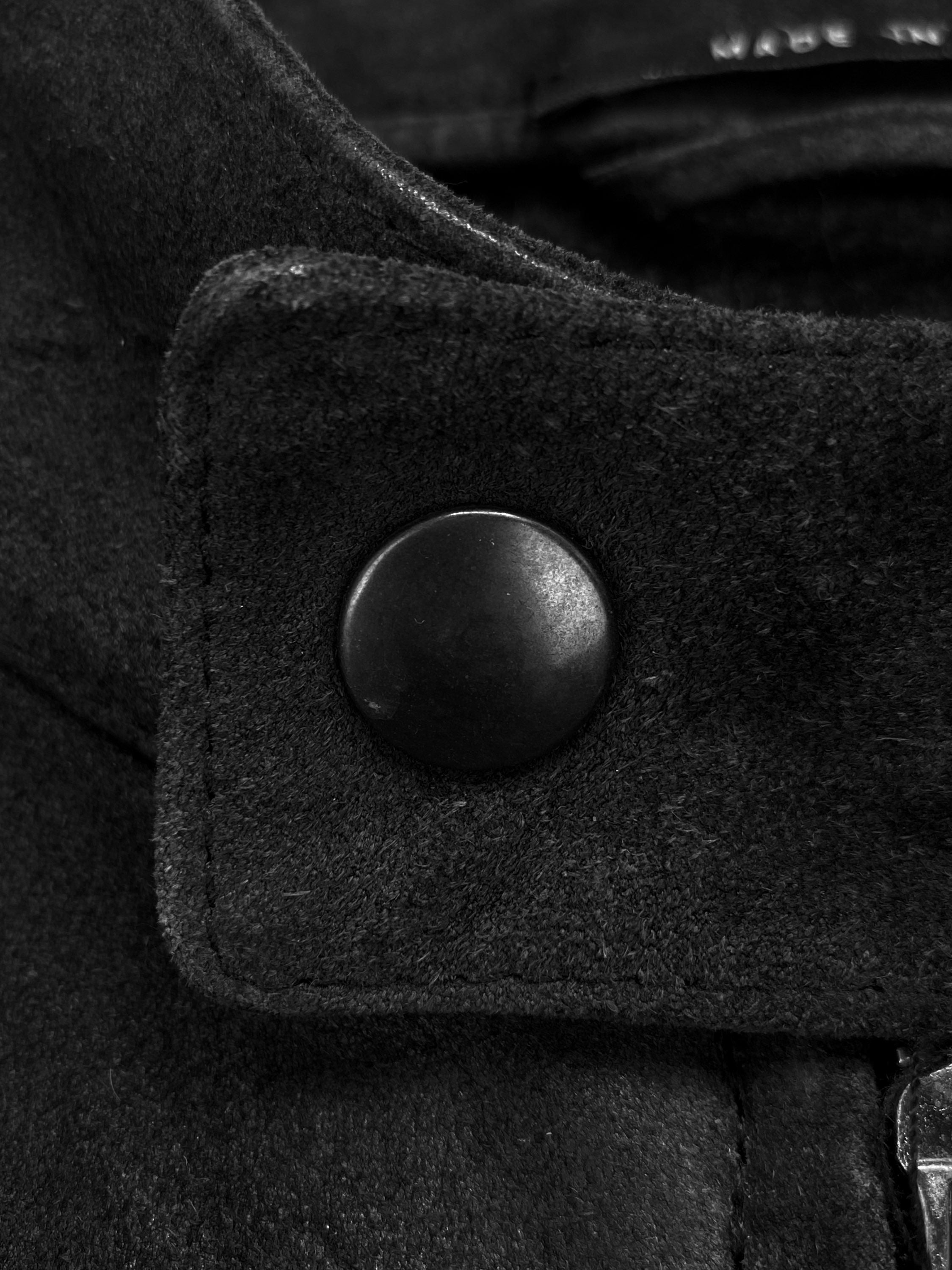 Gucci by Tom Ford Suede Black Biker Jacket