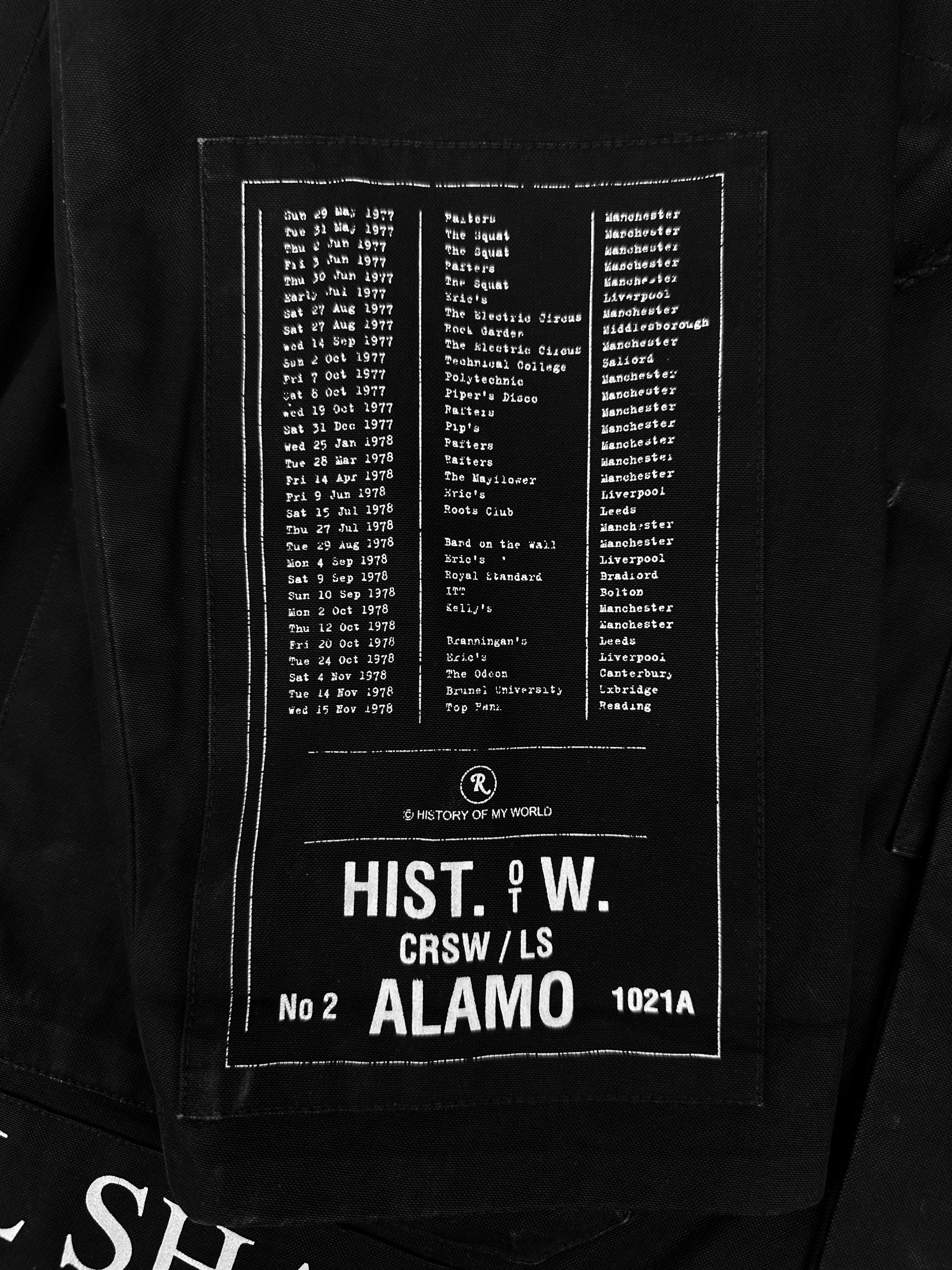 AW05 Raf Simons ‘History of My World’ Poltergeist Patch Parka