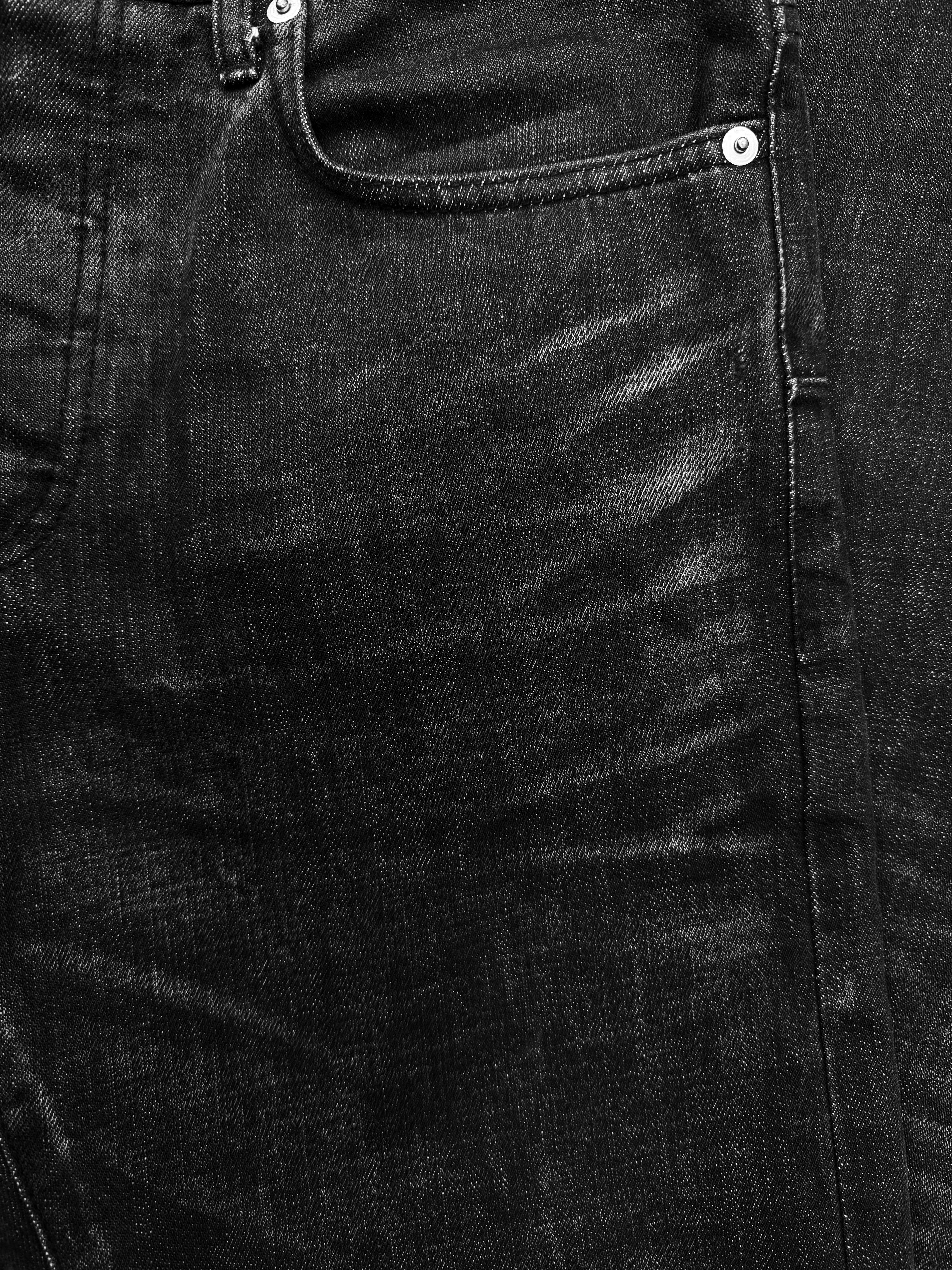 AW03 Dior Luster by Hedi Slimane ‘Clawmark’ Black Washed Denim