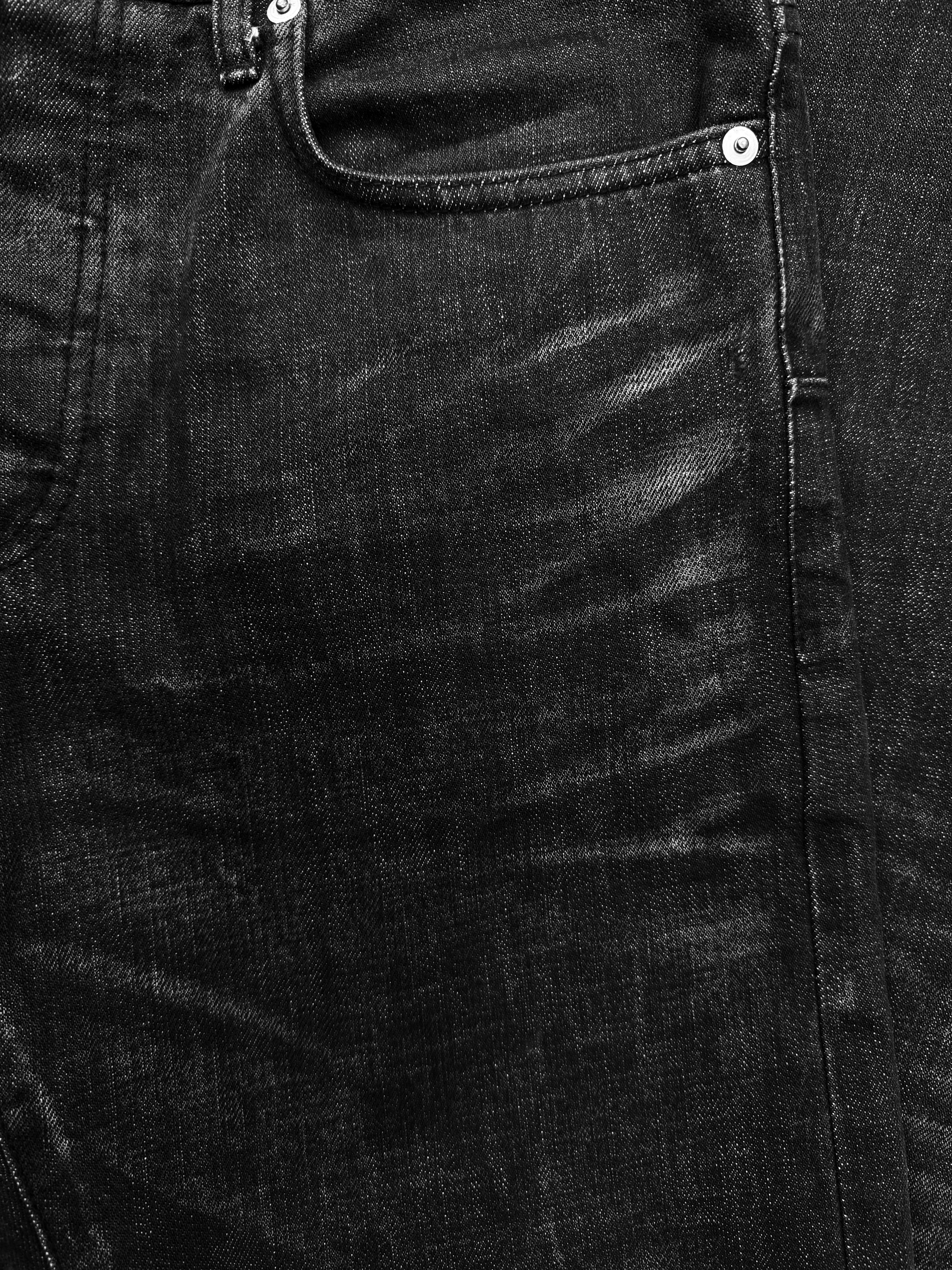 AW03 Dior Luster by Hedi Slimane ‘Clawmark’ Black Washed Denim