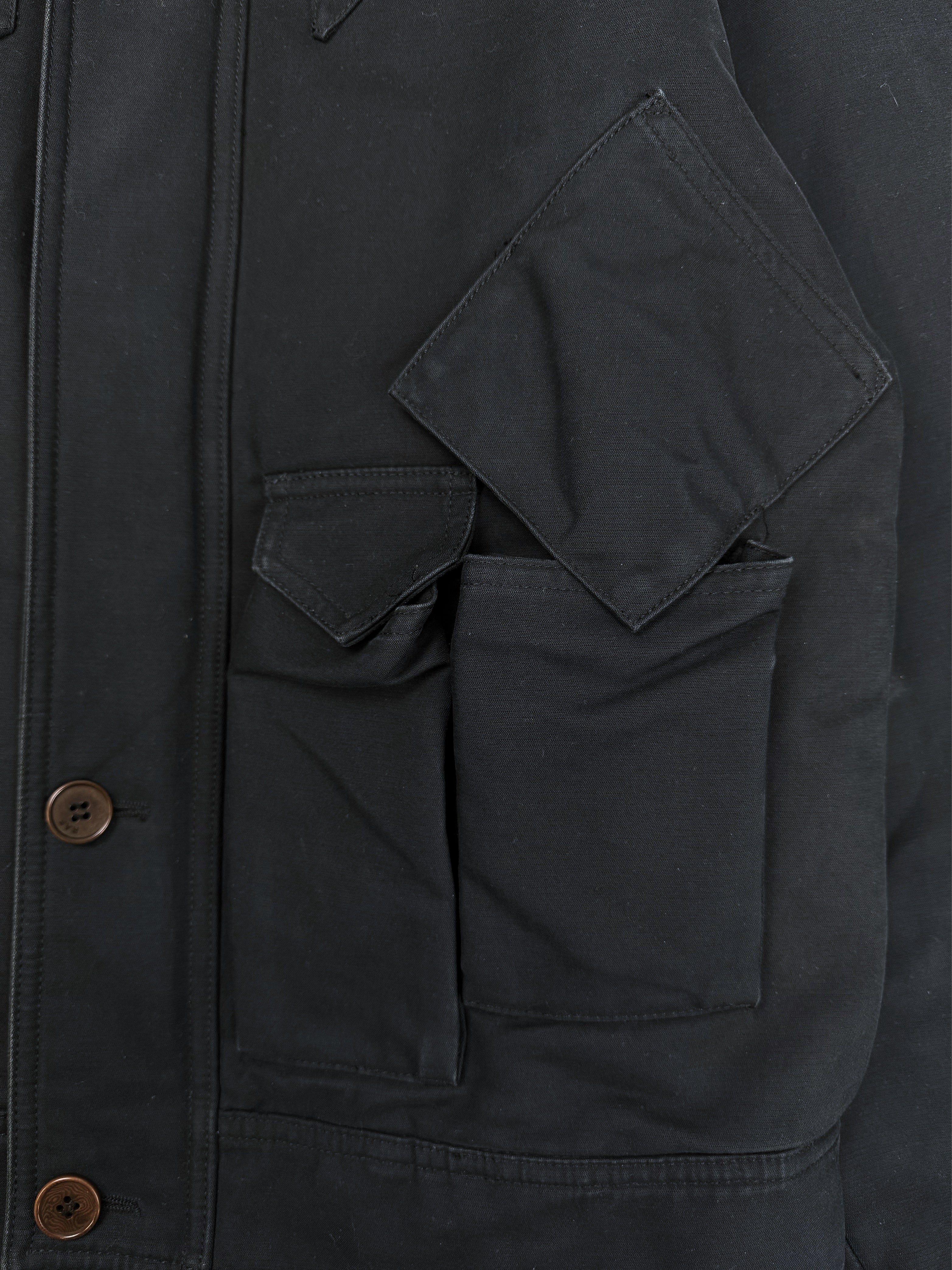 AW04 Raf by Raf Simons ‘Waves’ Sculptural Multi Pocket Work Jacket