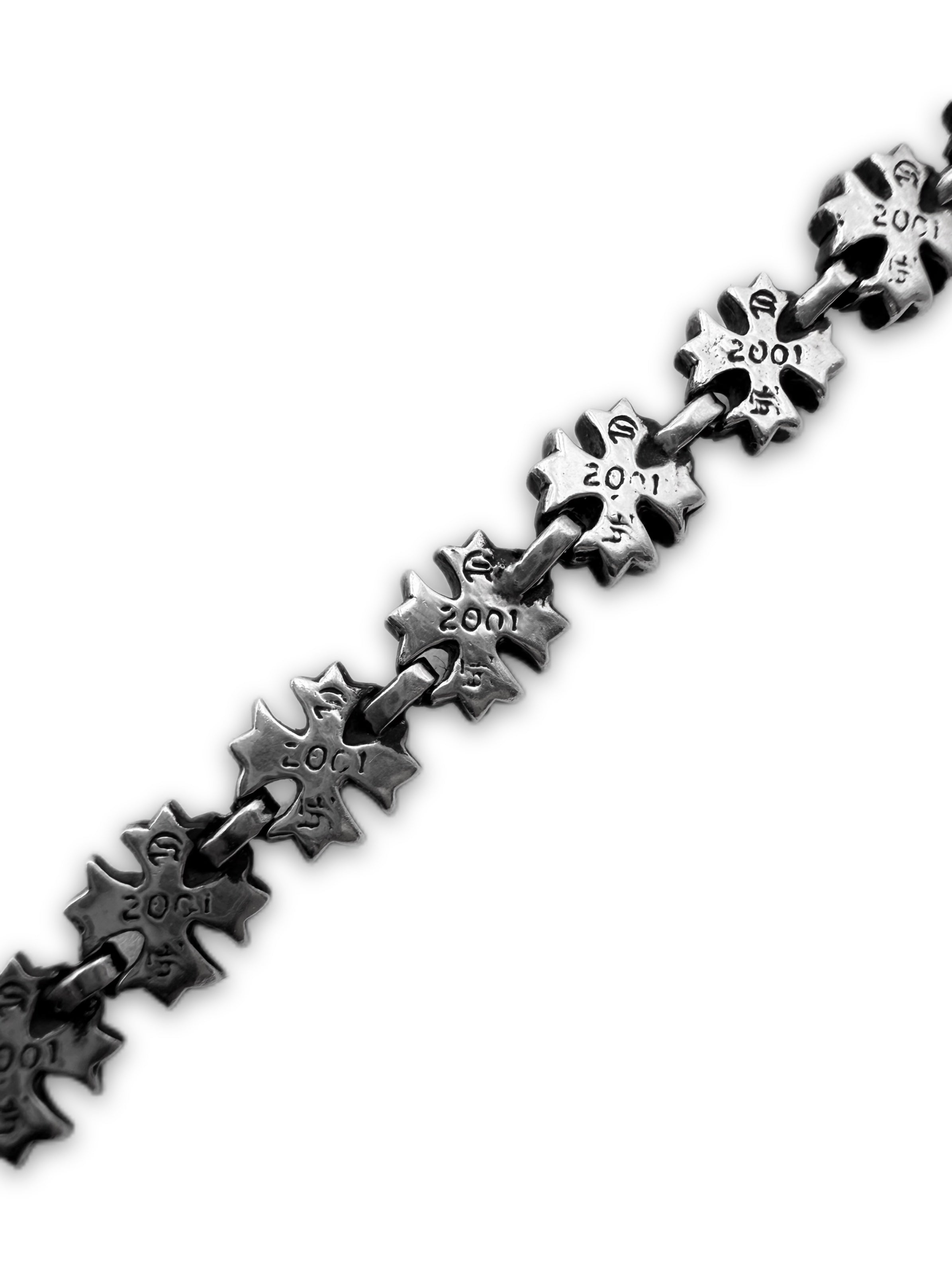 Chrome Hearts ‘Tiny Plus’ Cross .925 Silver Bracelet