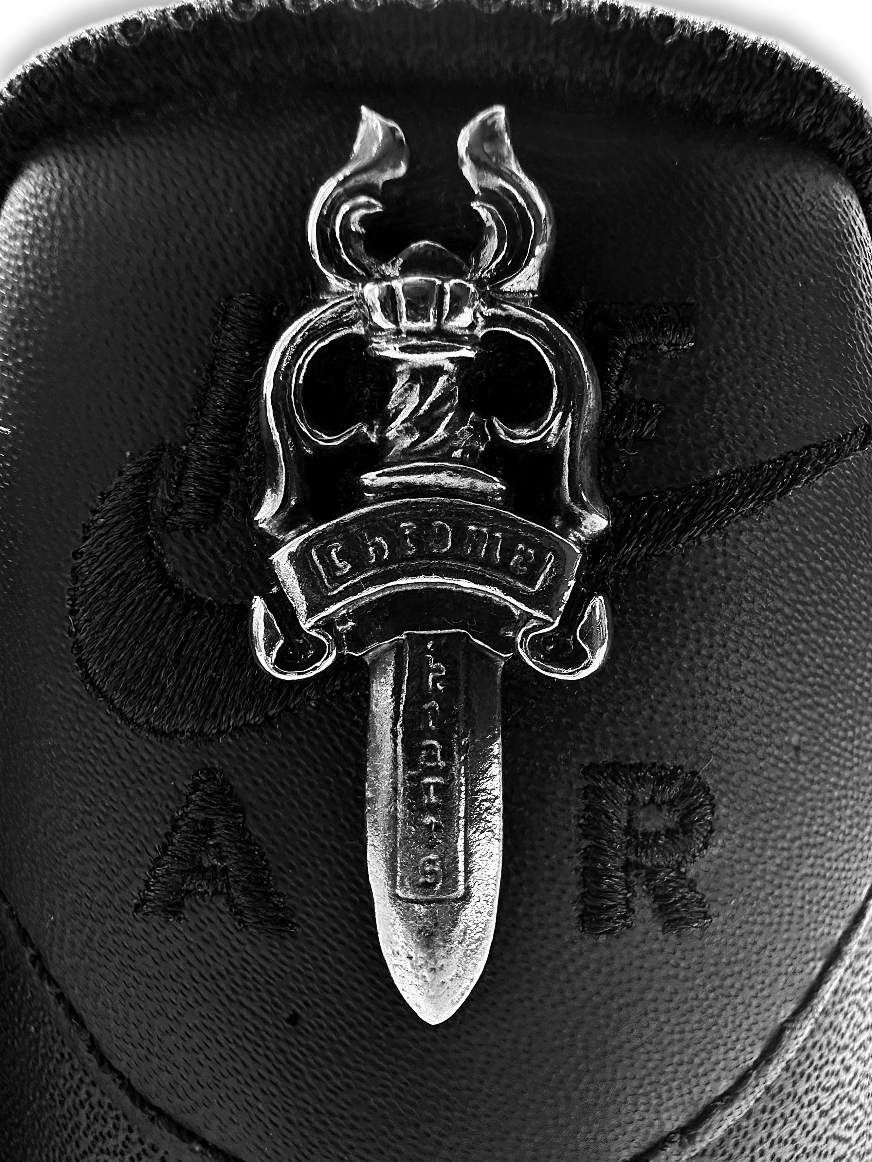 Chrome Hearts x Nike ‘Air Force 1’ .925 Silver Dagger Sneakers