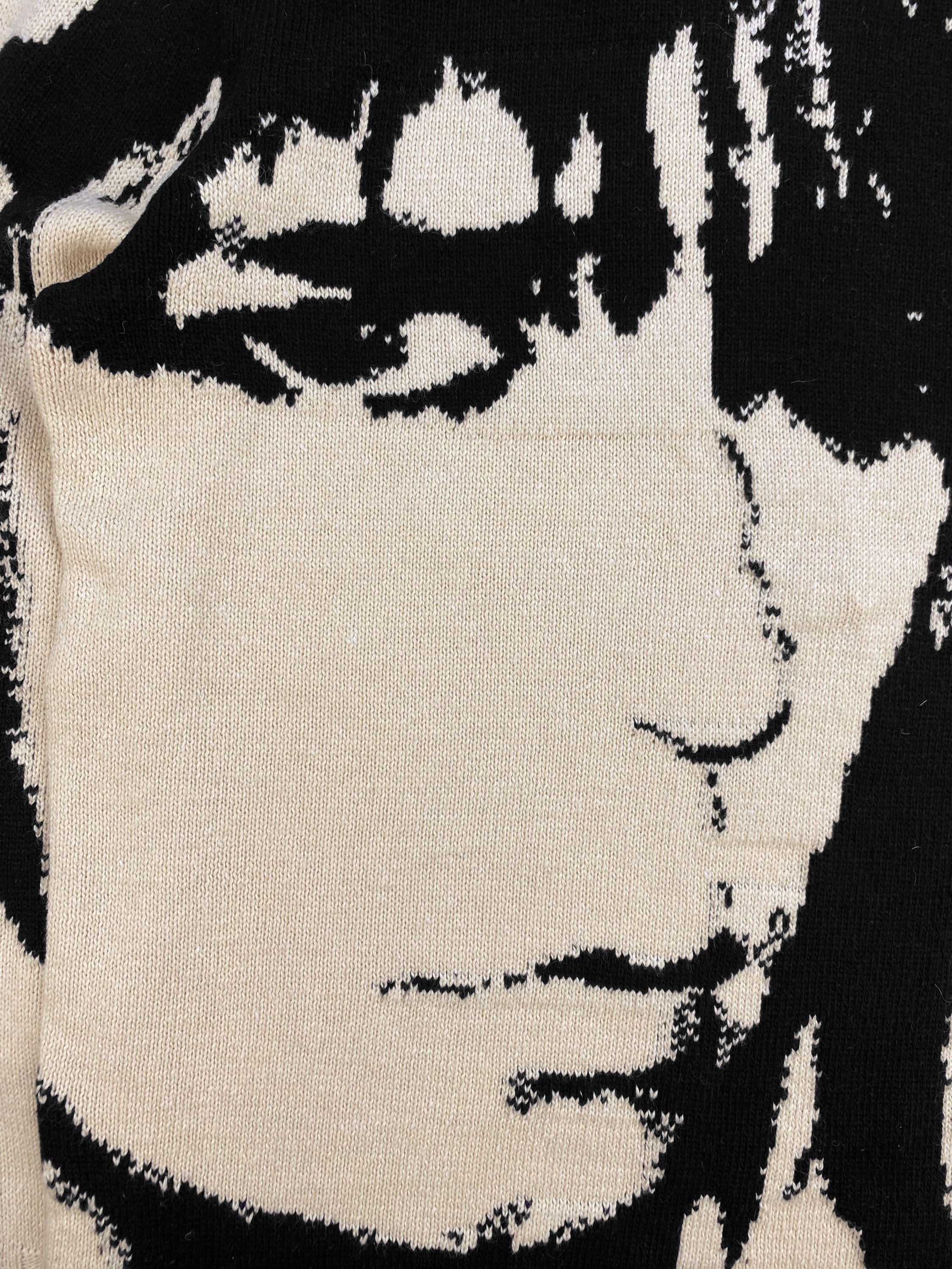 RAF SIMONS CK205W39NYC X ANDY WARHOL 'STEPHEN SPROUSE' KNIT