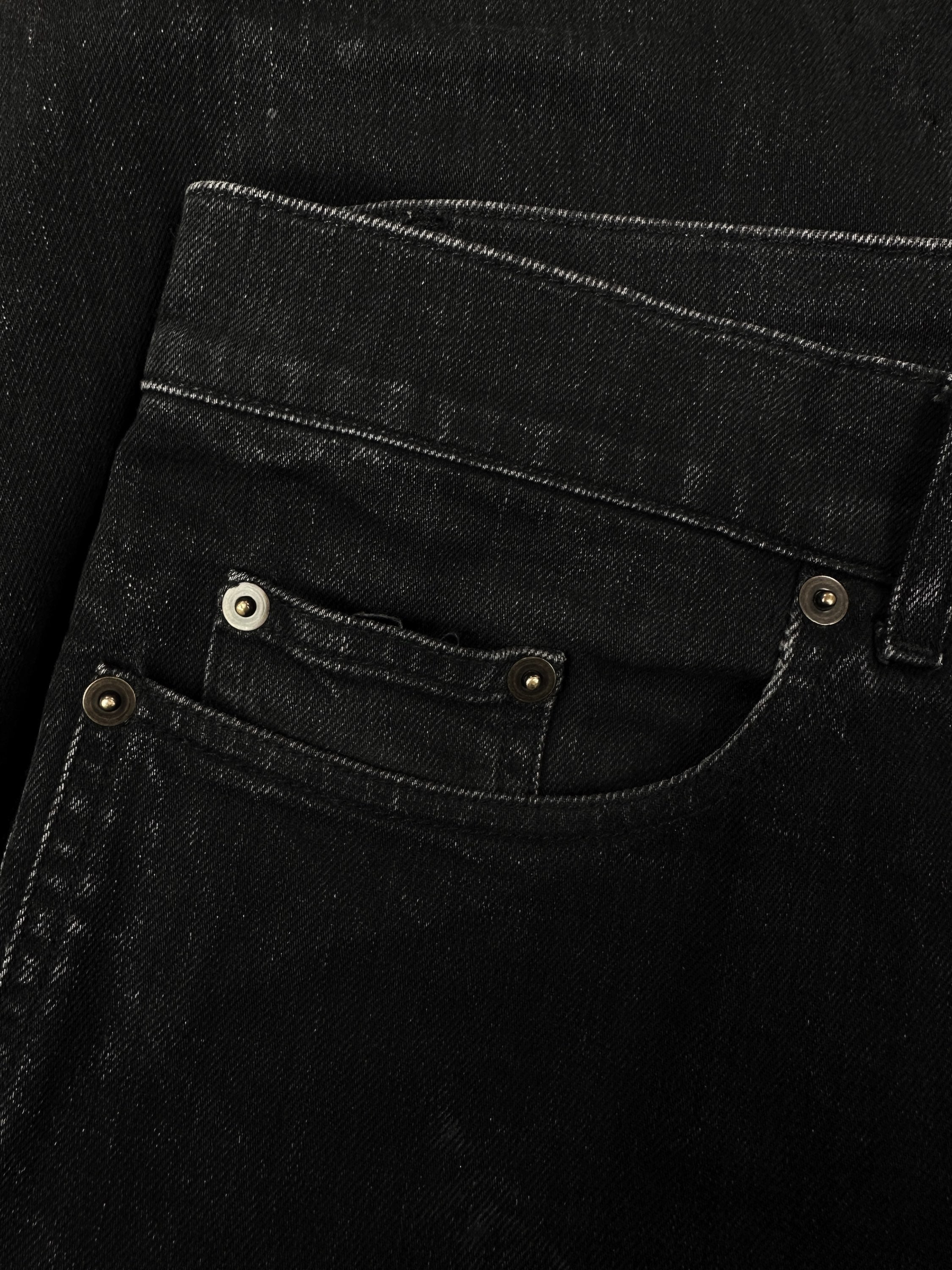 Saint Laurent Paris D24 Black Slim Cut Denim