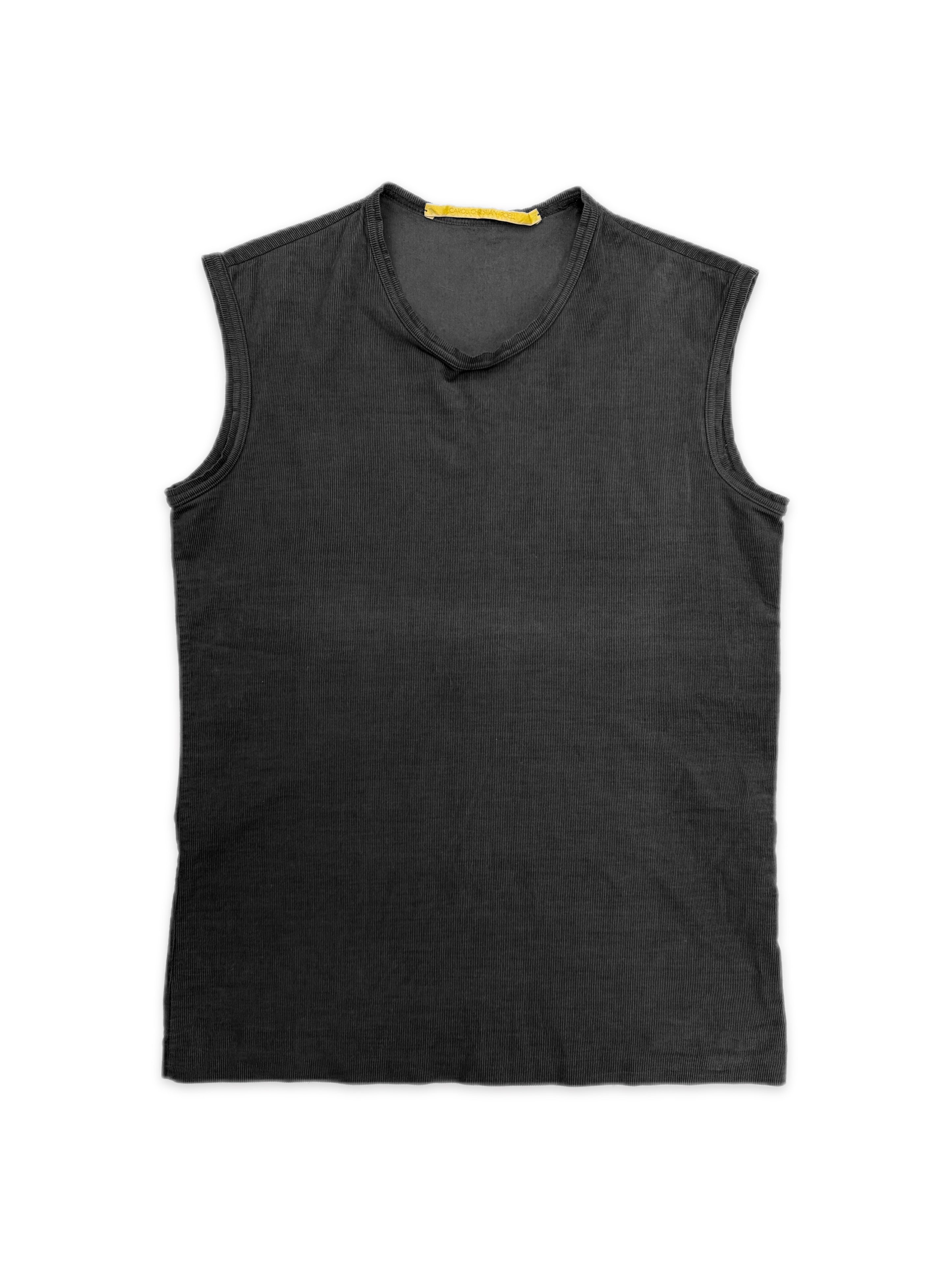 AW00 Carol Christian Poell Corduroy Ribbed Sleeveless Tank Top
