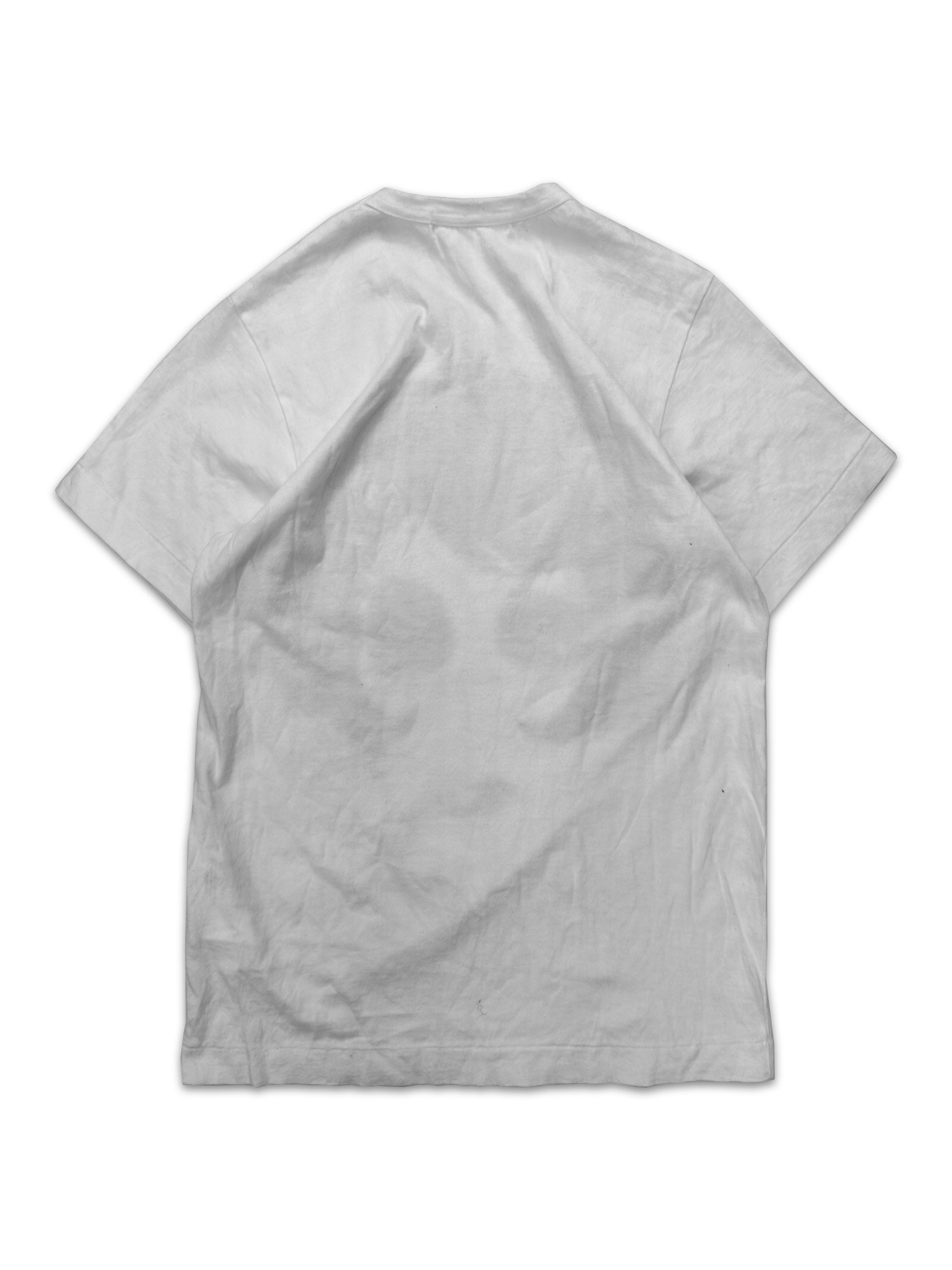 00s Comme des Garçons ‘Face’ Motif Negative Graphic T-Shirt