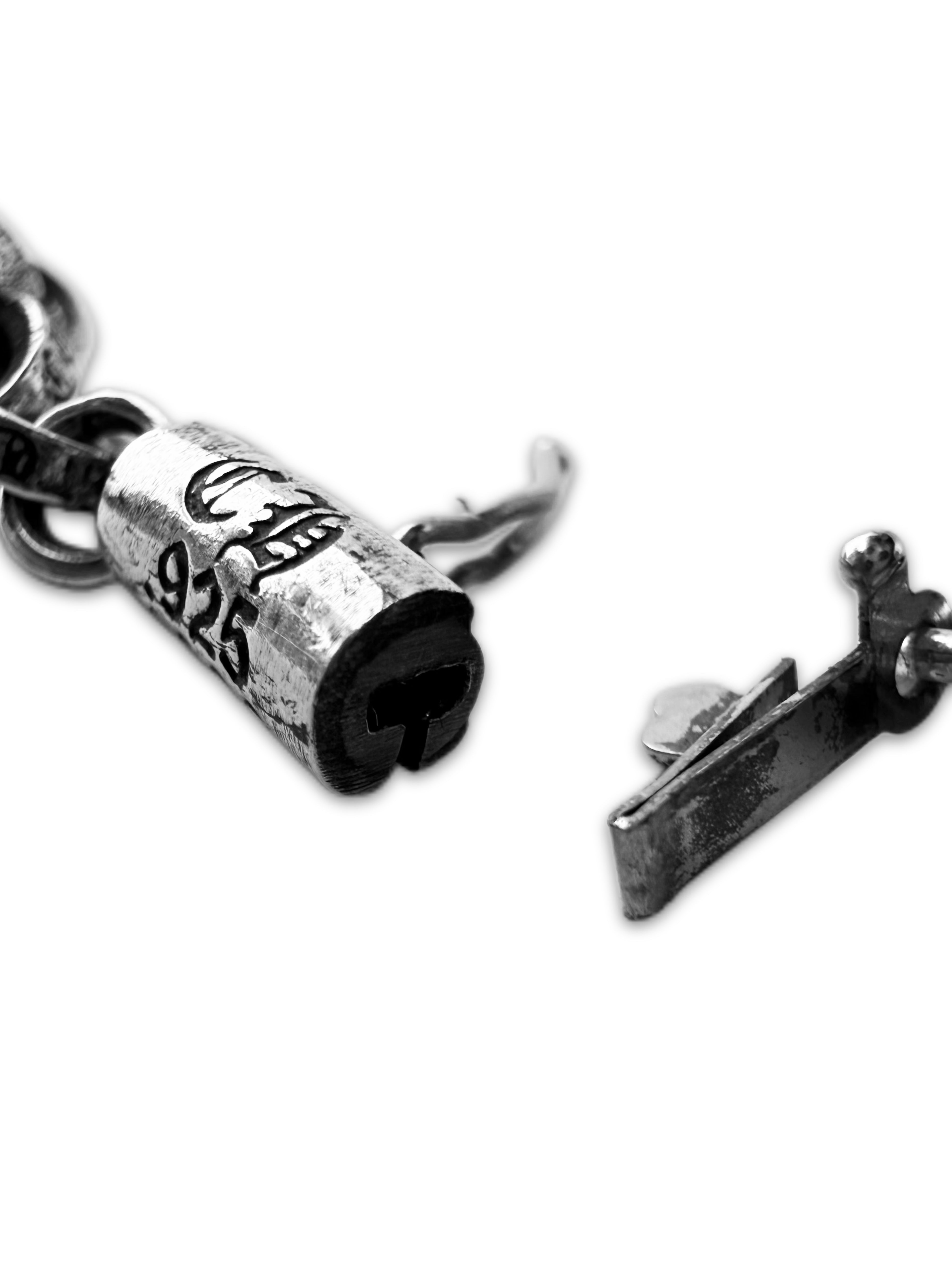 Chrome Hearts 30 inch .925 Silver Paper Chain Necklace