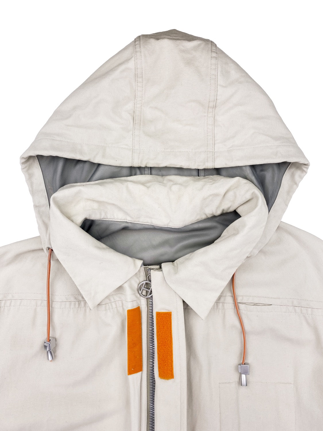 Hermès Reflective Cargo Pocket Hooded Trench Coat